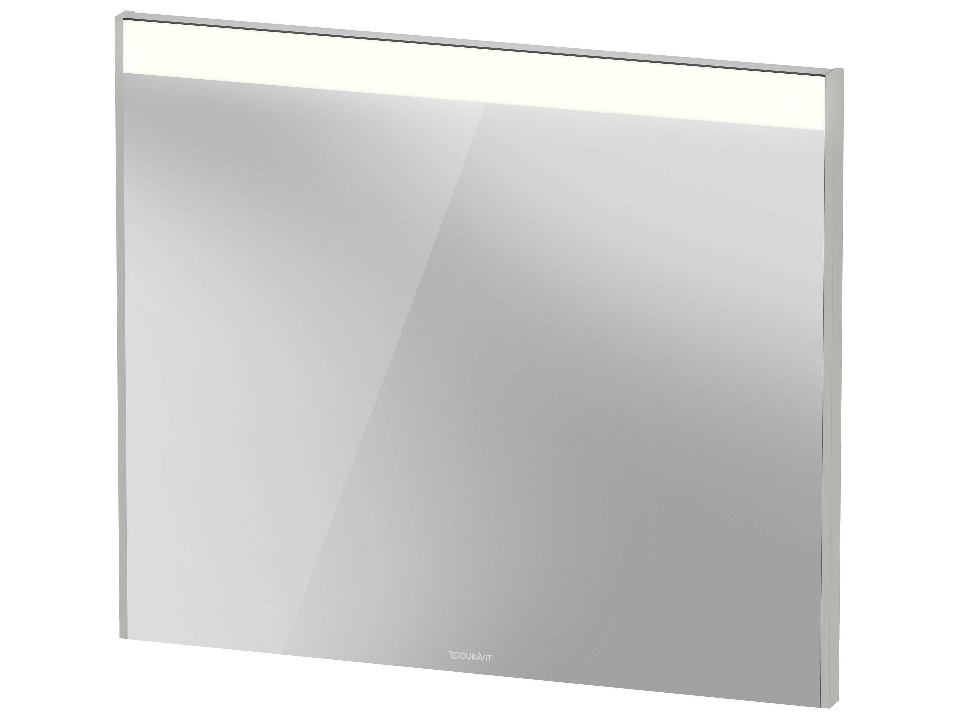 Brioso 32'' White High Gloss Wall Mirror - Sensor Switch