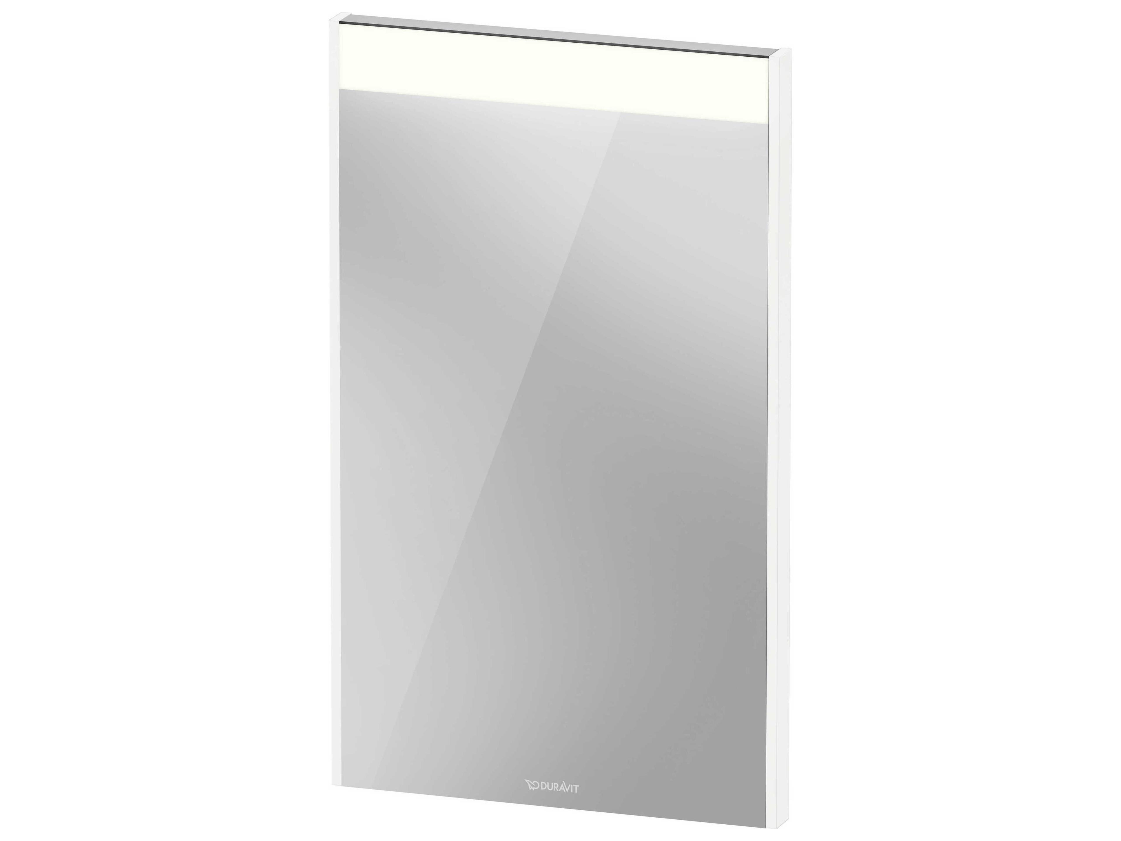 Brioso 17'' White Matt Wall Mirror