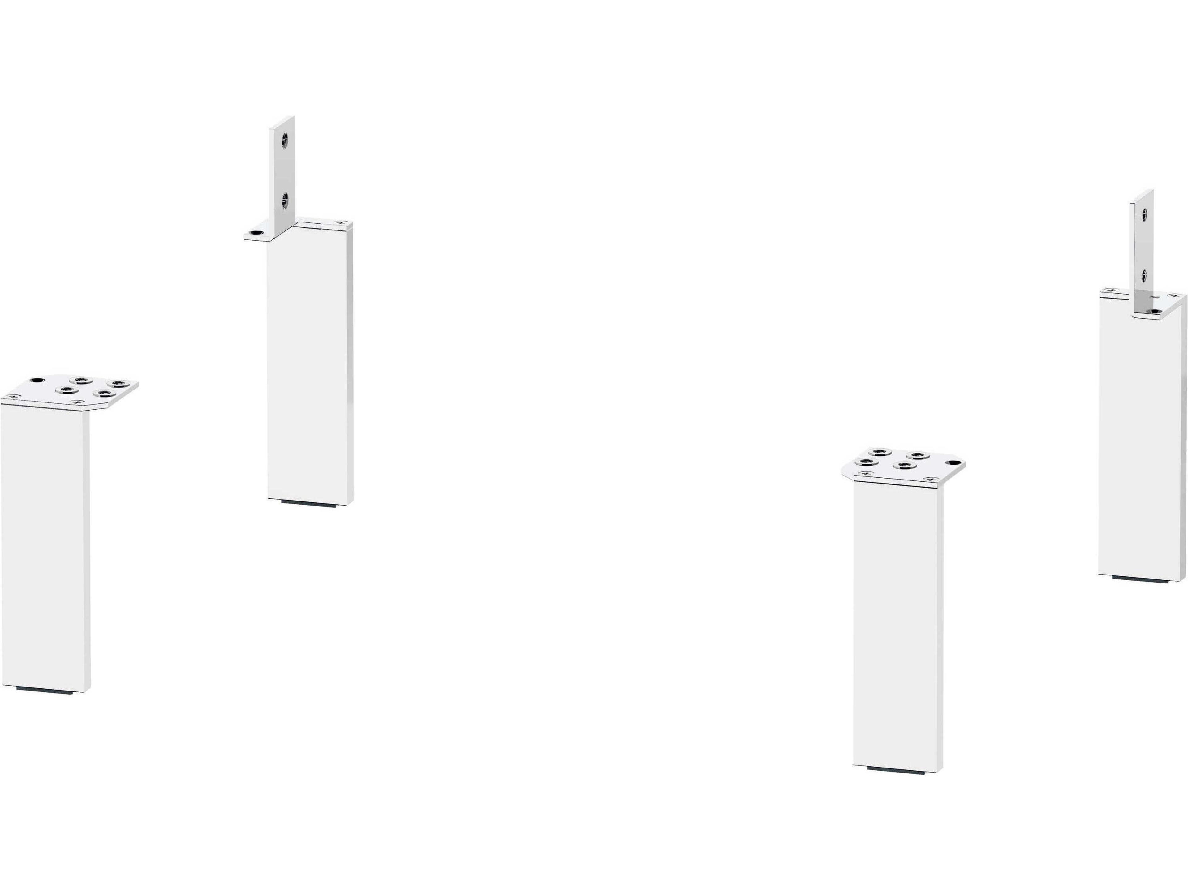 Brioso Concrete White Matt Leg