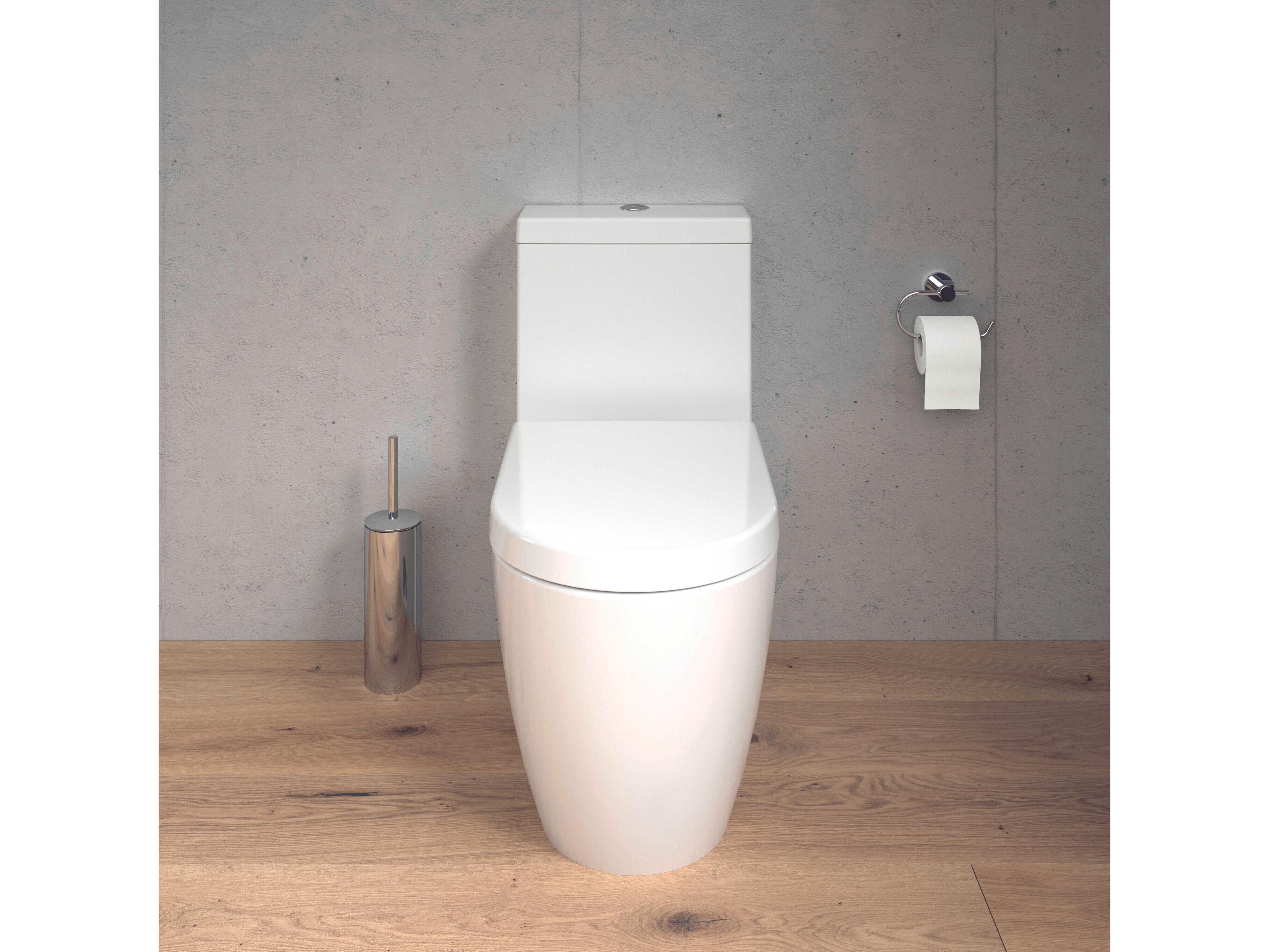 Duravit Starck 2 15'' Ceramic White High Gloss One-Piece Toilet - Seat Included