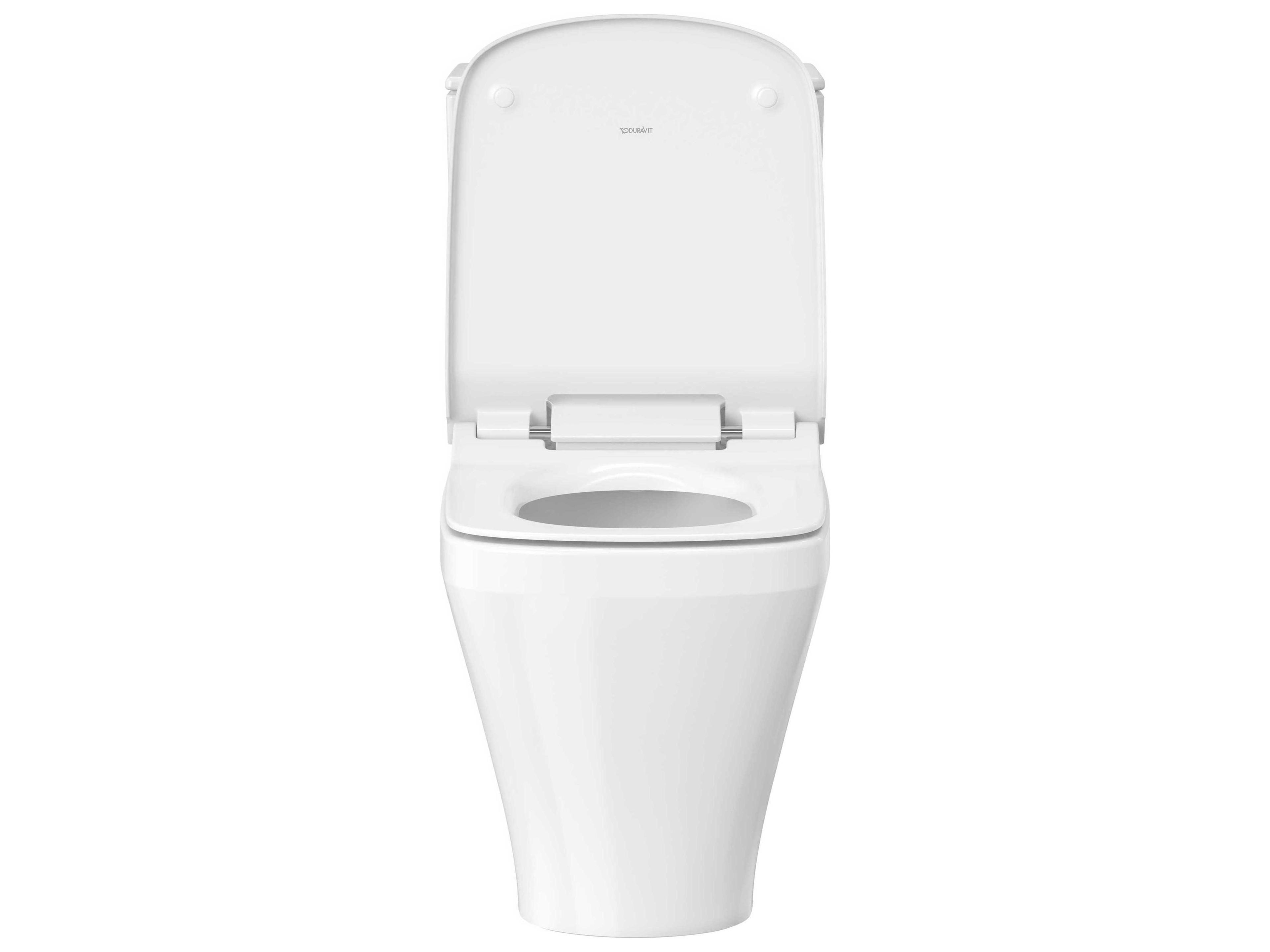 Duravit Durastyle 15'' Ceramic Dual Flush White One-Piece Toilet - HygieneGlaze