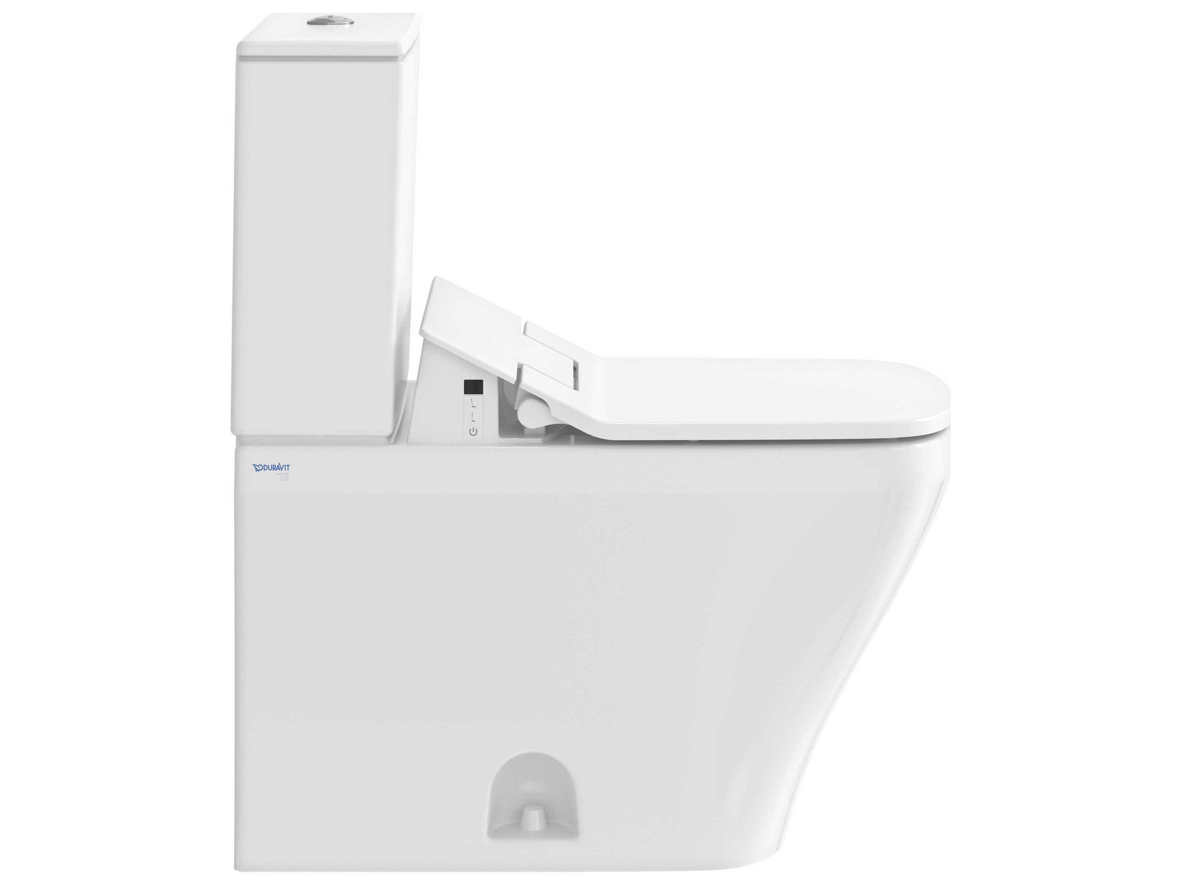 Duravit Durastyle 15'' Ceramic Single Flush White Two-Piece Toilet - HygieneGlaze