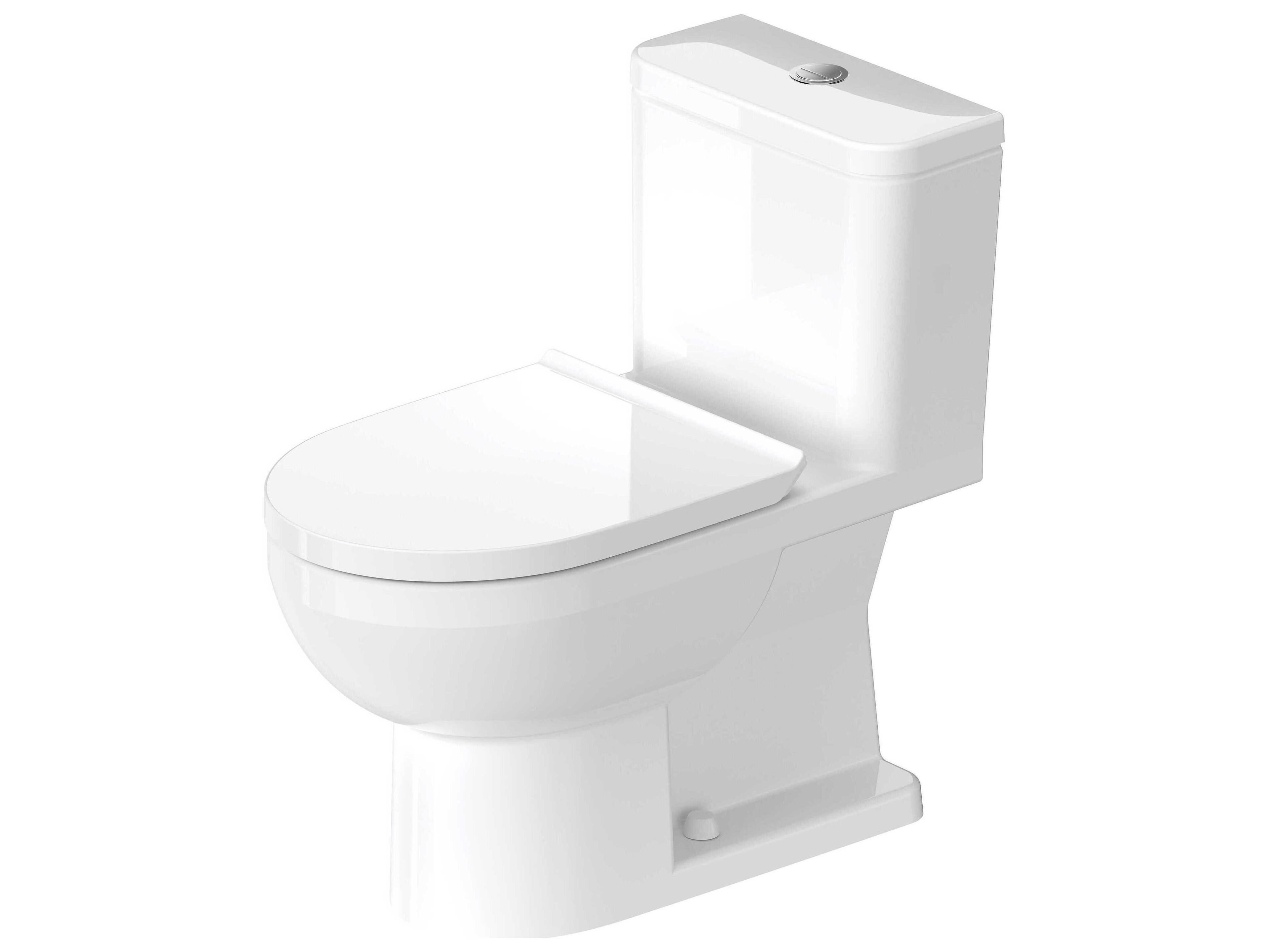 Duravit Duravit No.1 15'' Ceramic White Dual Flush One-Piece Toilet