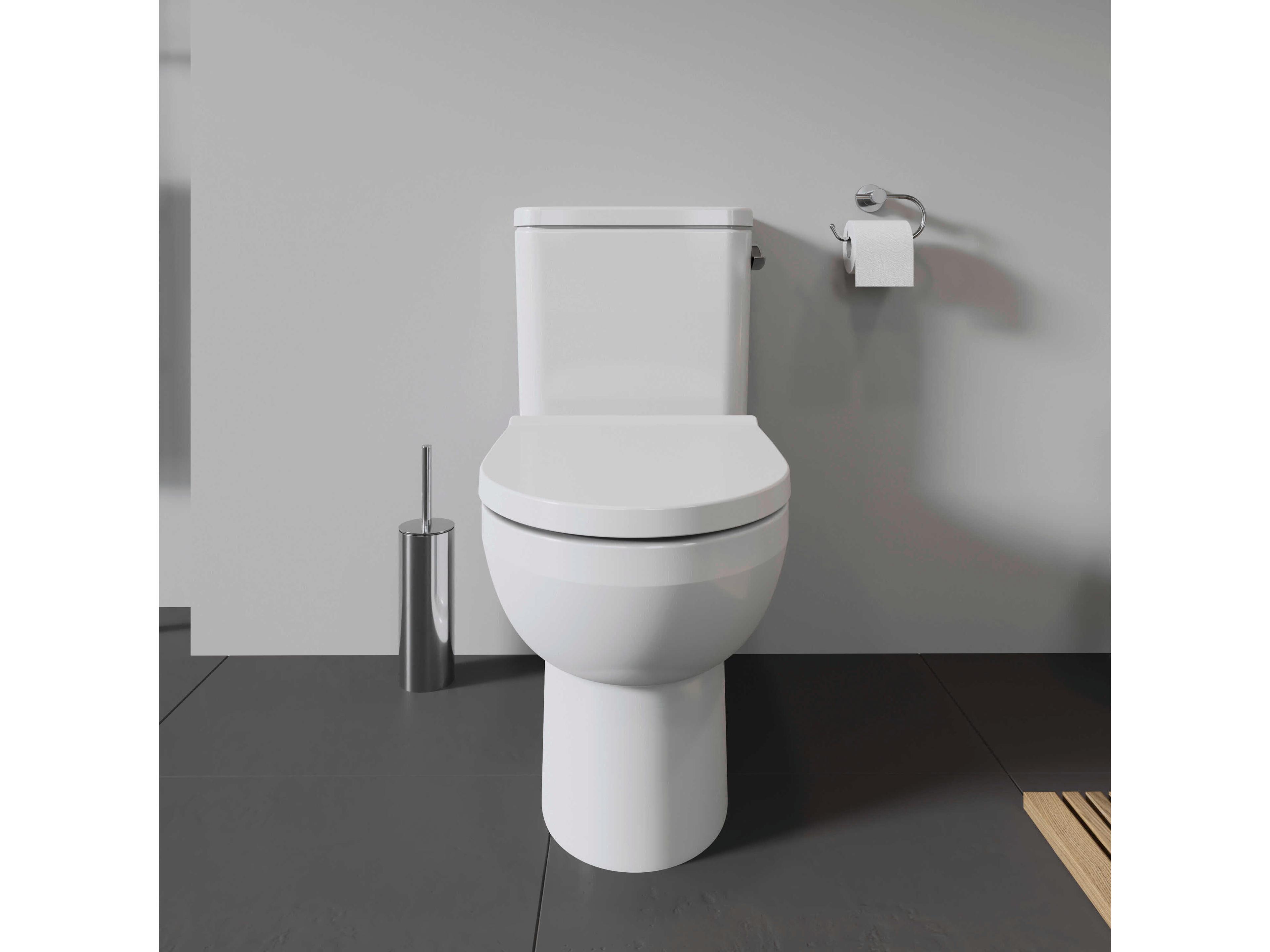 Duravit Duravit No.1 15'' Ceramic White Single Flush Two-Piece Toilet - Right Side Lever