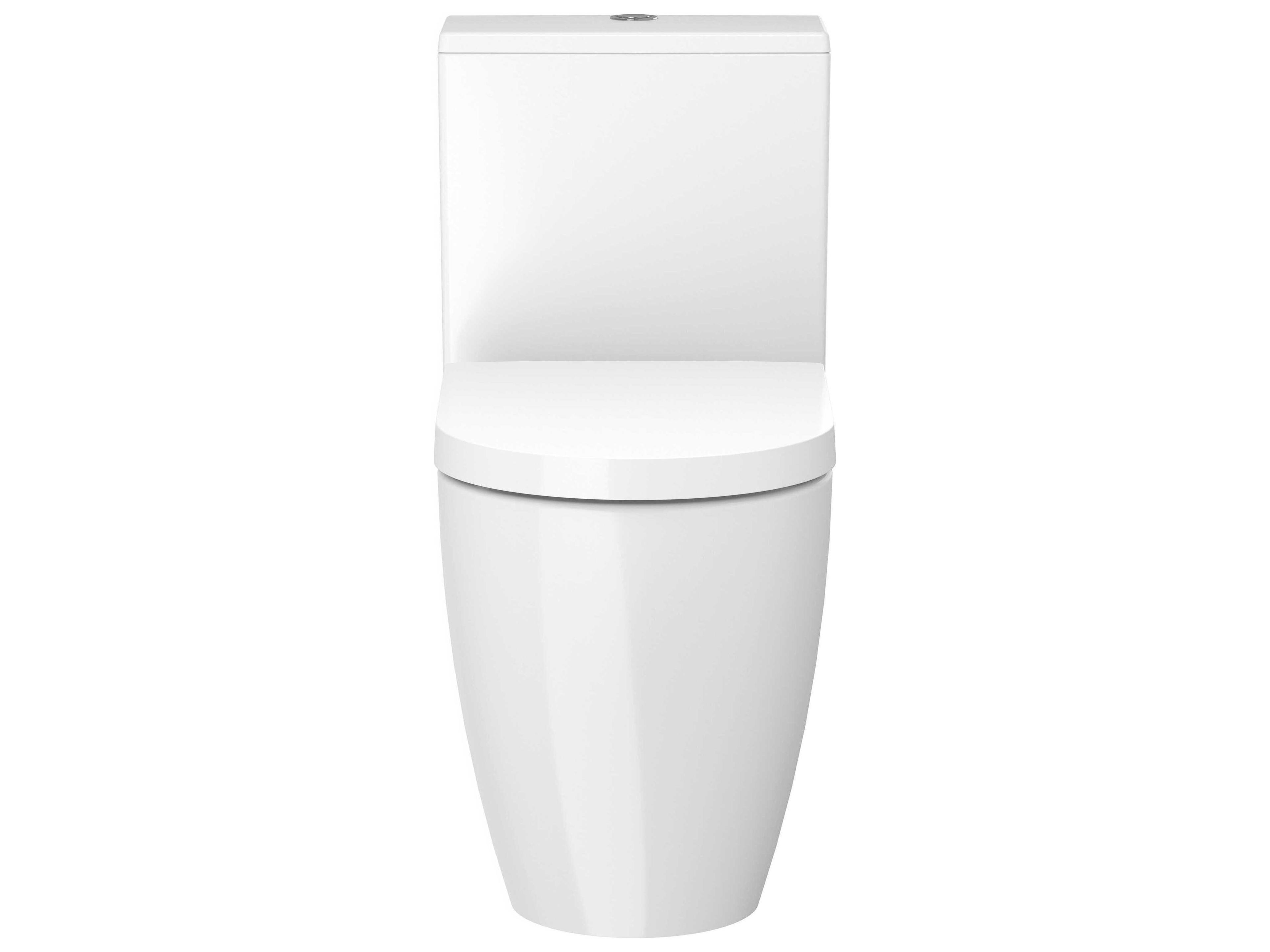 Duravit Me By Starck 16'' Ceramic Elongated Single Flush White Two-Piece Toilet