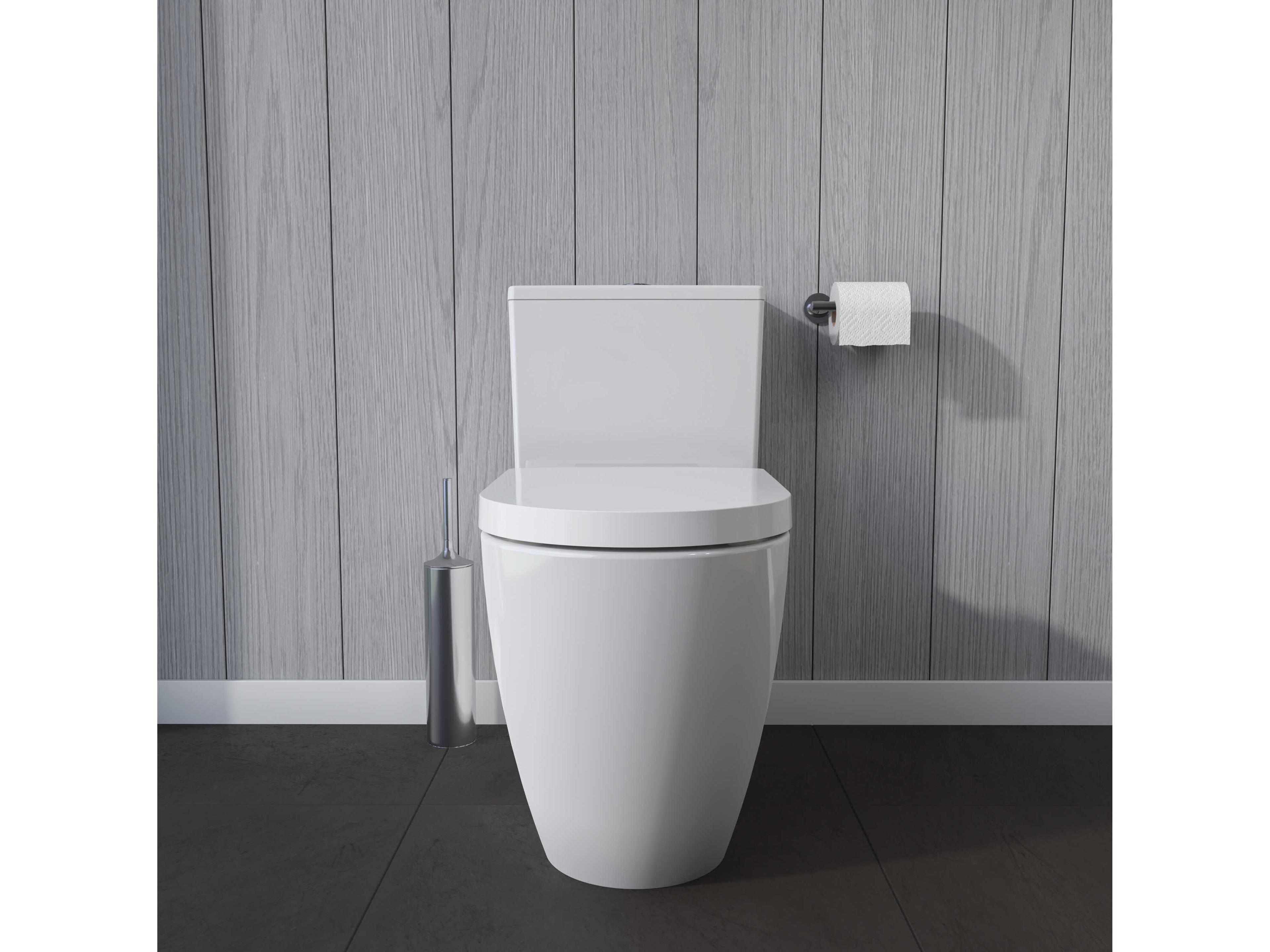 Duravit Me By Starck 15'' Ceramic Elongated Dual Flush White One-Piece Toilet