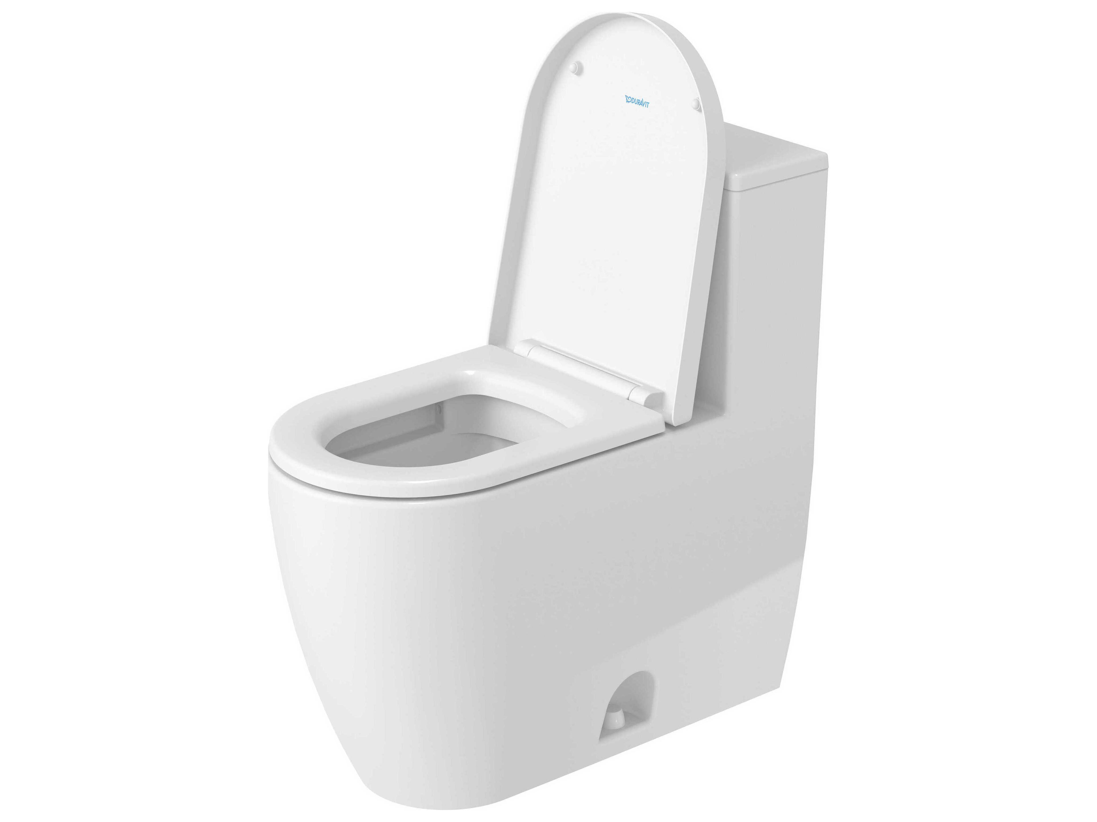 Duravit Me By Starck 15'' Ceramic Elongated Dual Flush White One-Piece Toilet - HygieneGlaze