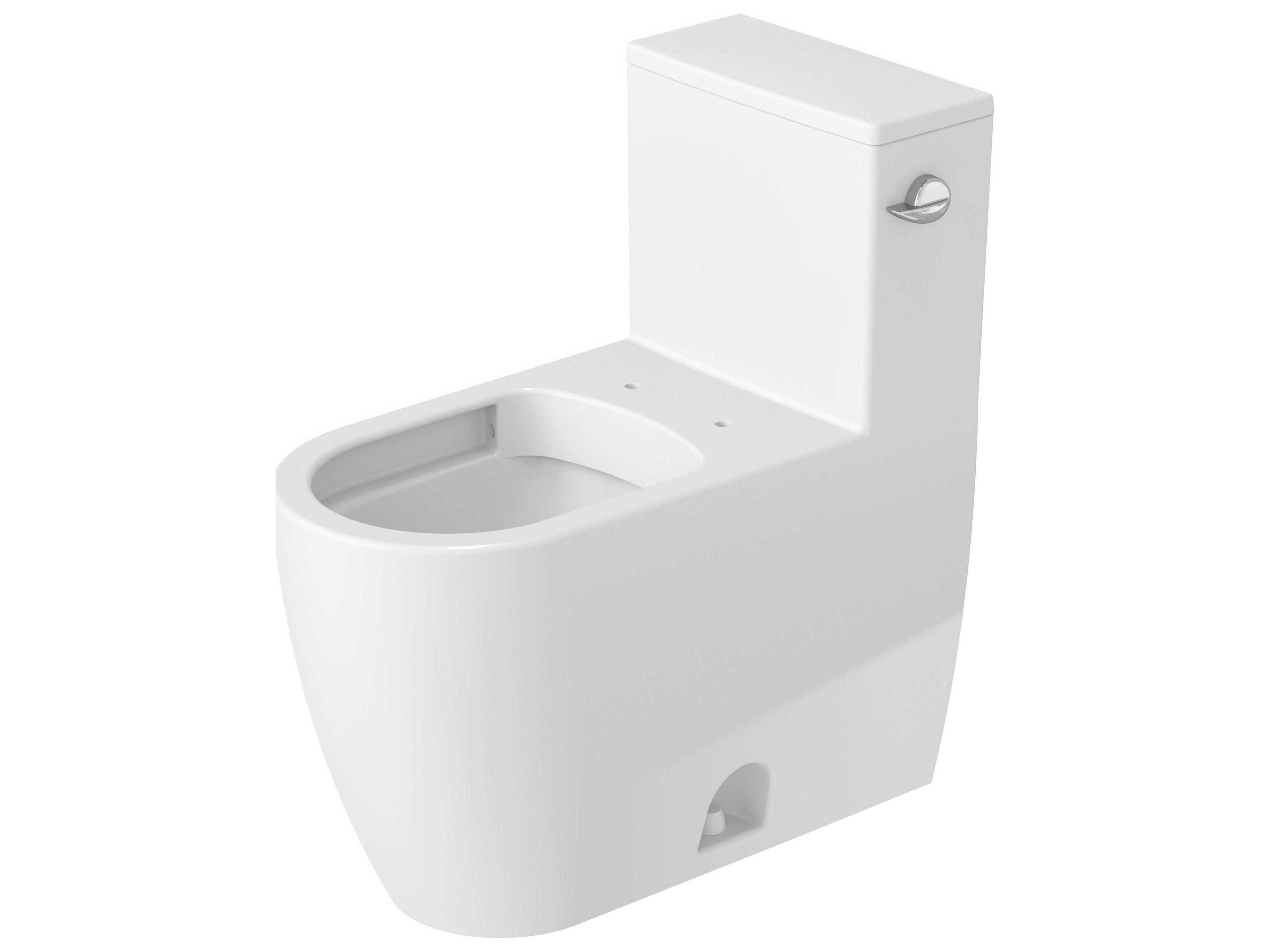 Duravit Me By Starck 16'' Ceramic Elongated White One-Piece Toilet