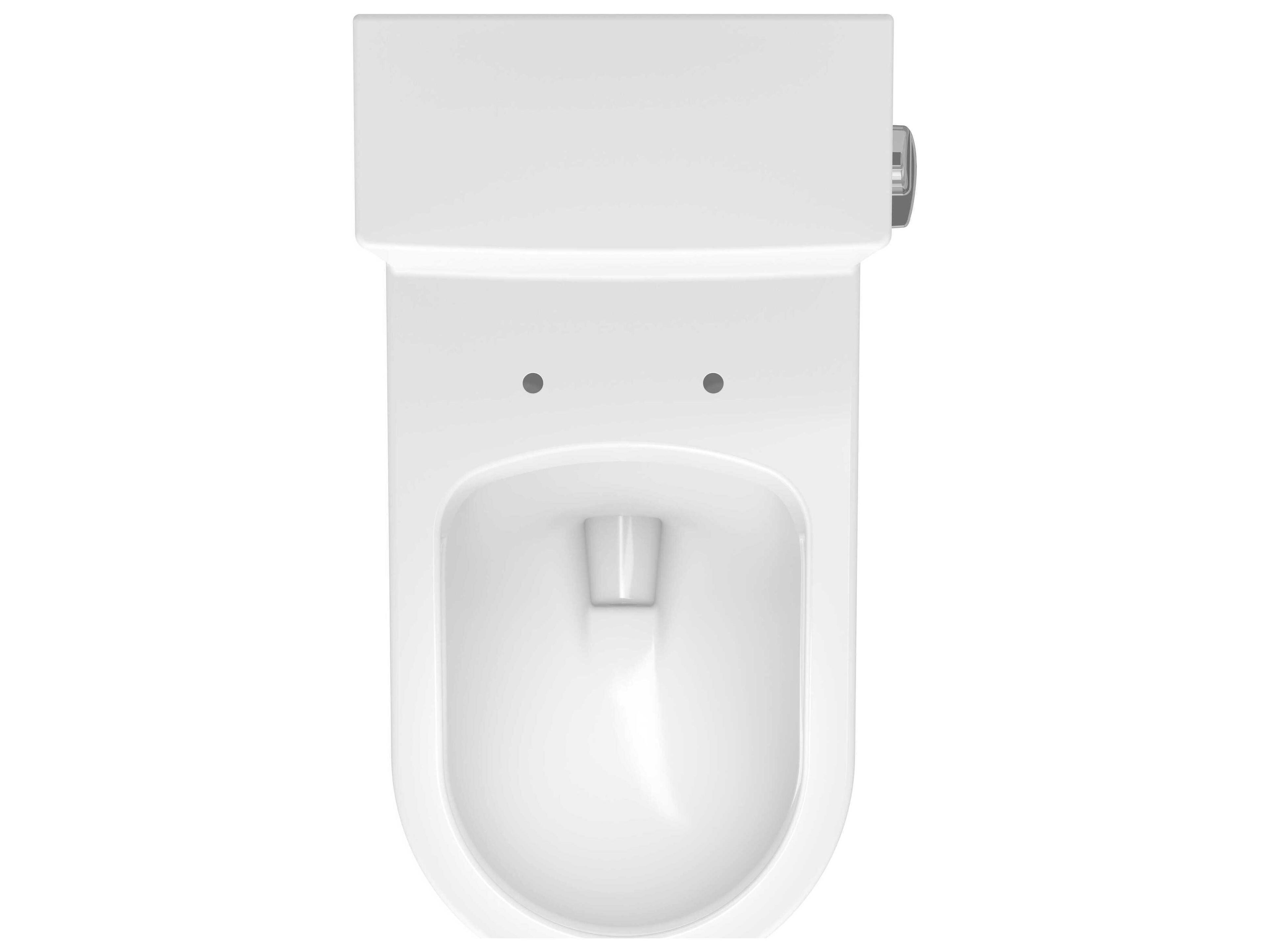 Duravit Me By Starck 16'' Ceramic Elongated White One-Piece Toilet