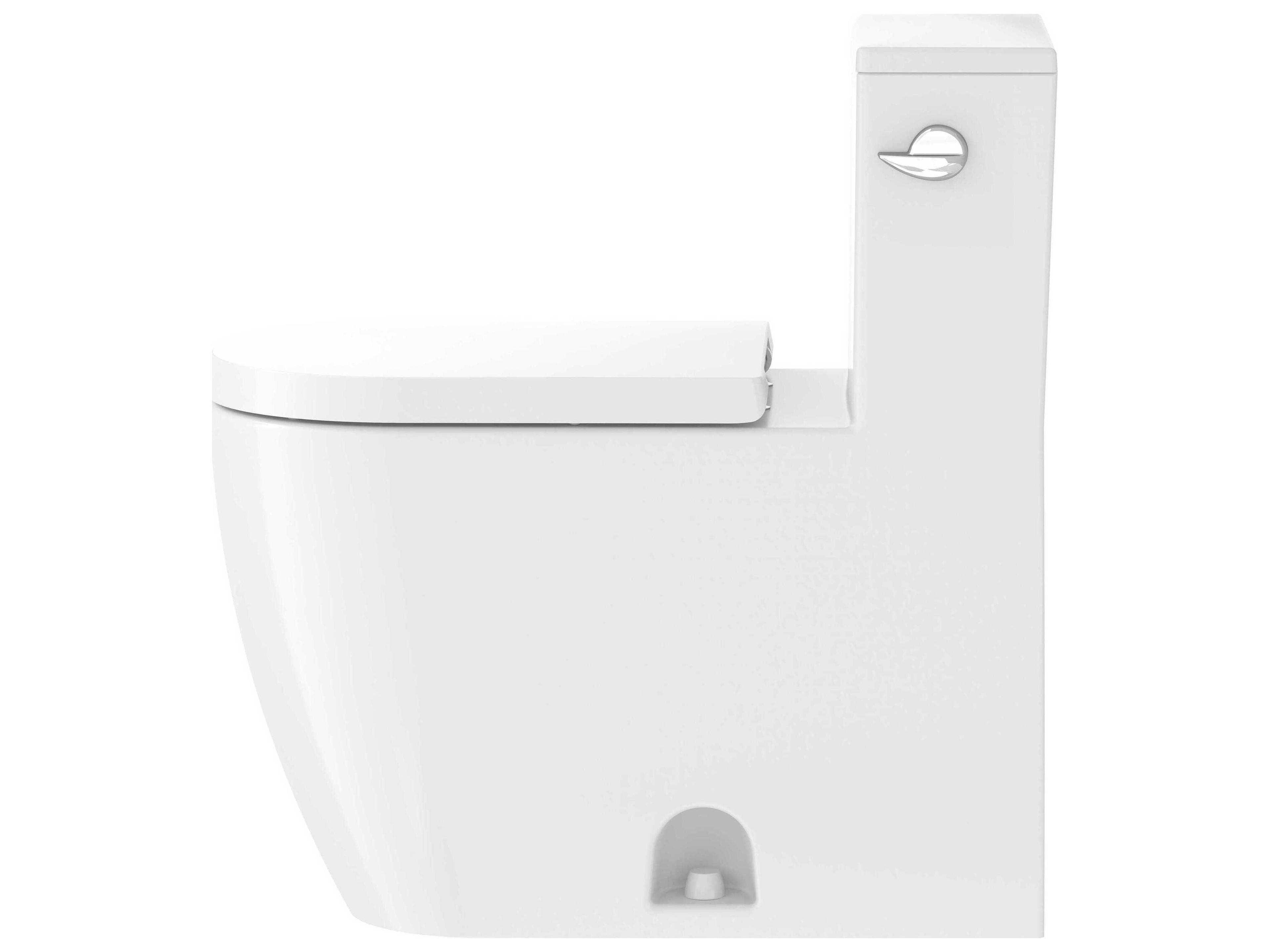 Duravit Me By Starck 16'' Ceramic Elongated White One-Piece Toilet