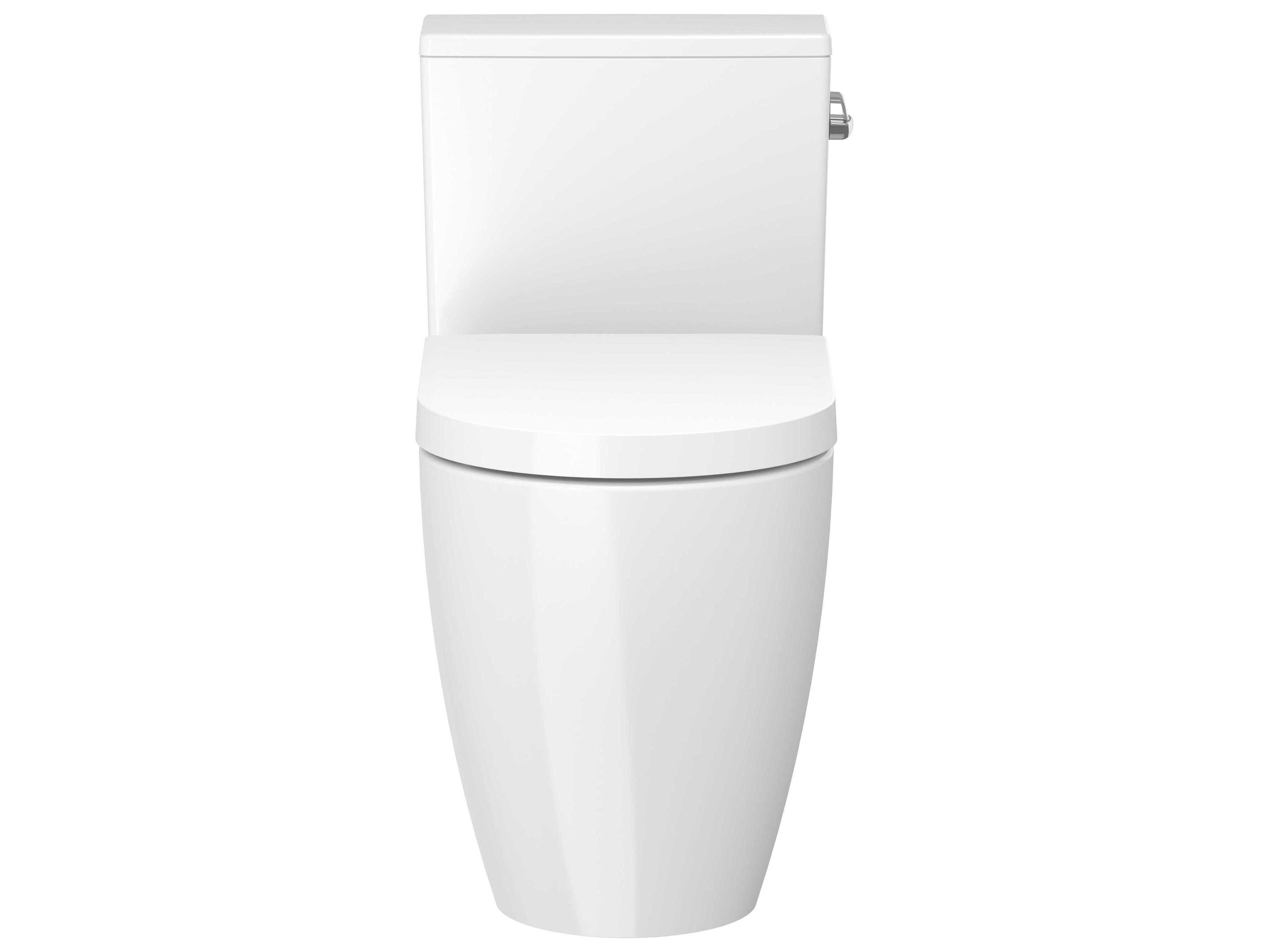 Duravit Me By Starck 16'' Ceramic Elongated White One-Piece Toilet