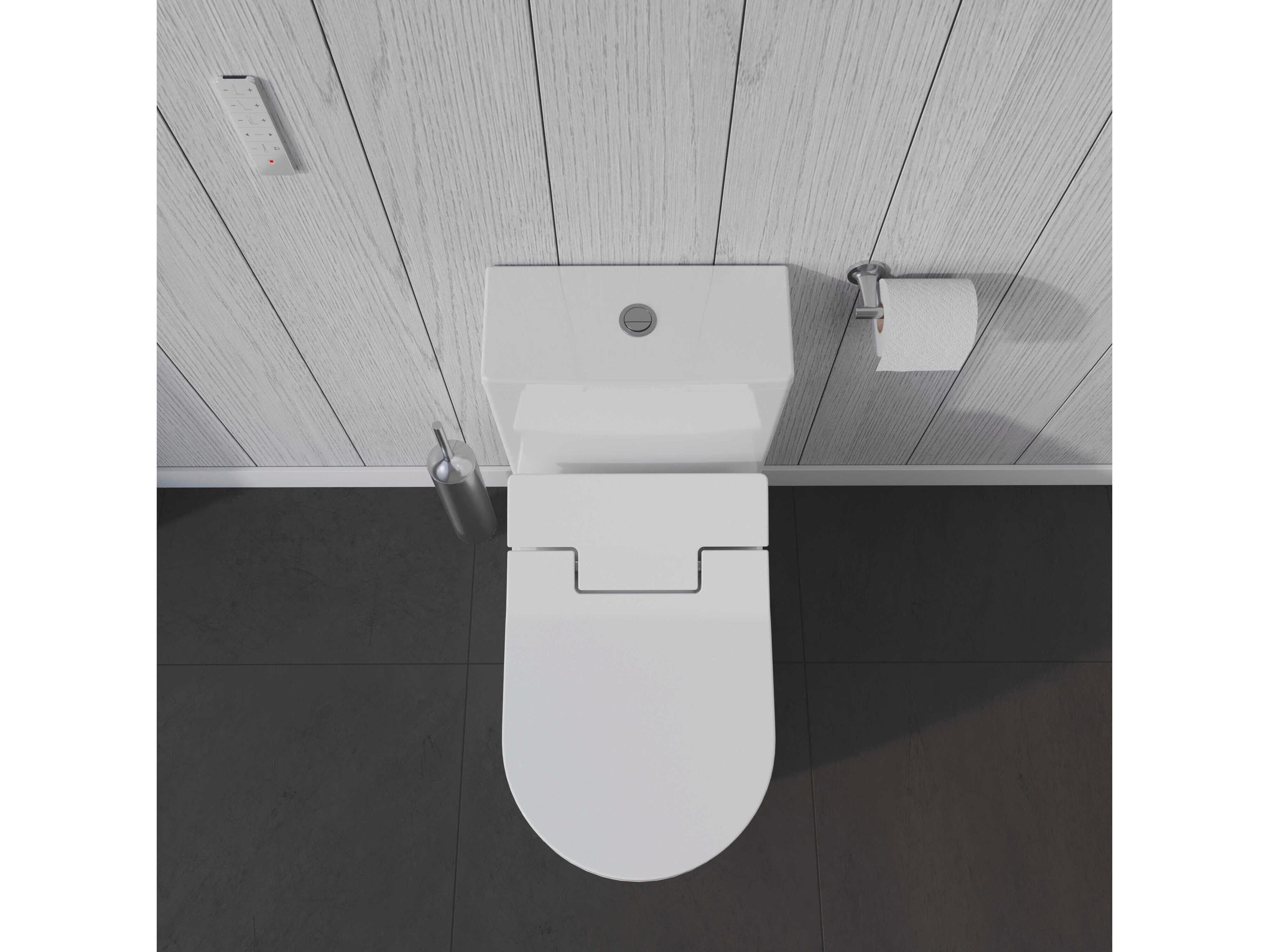Duravit Me By Starck 15'' Ceramic Dual Flush White One-Piece Toilet