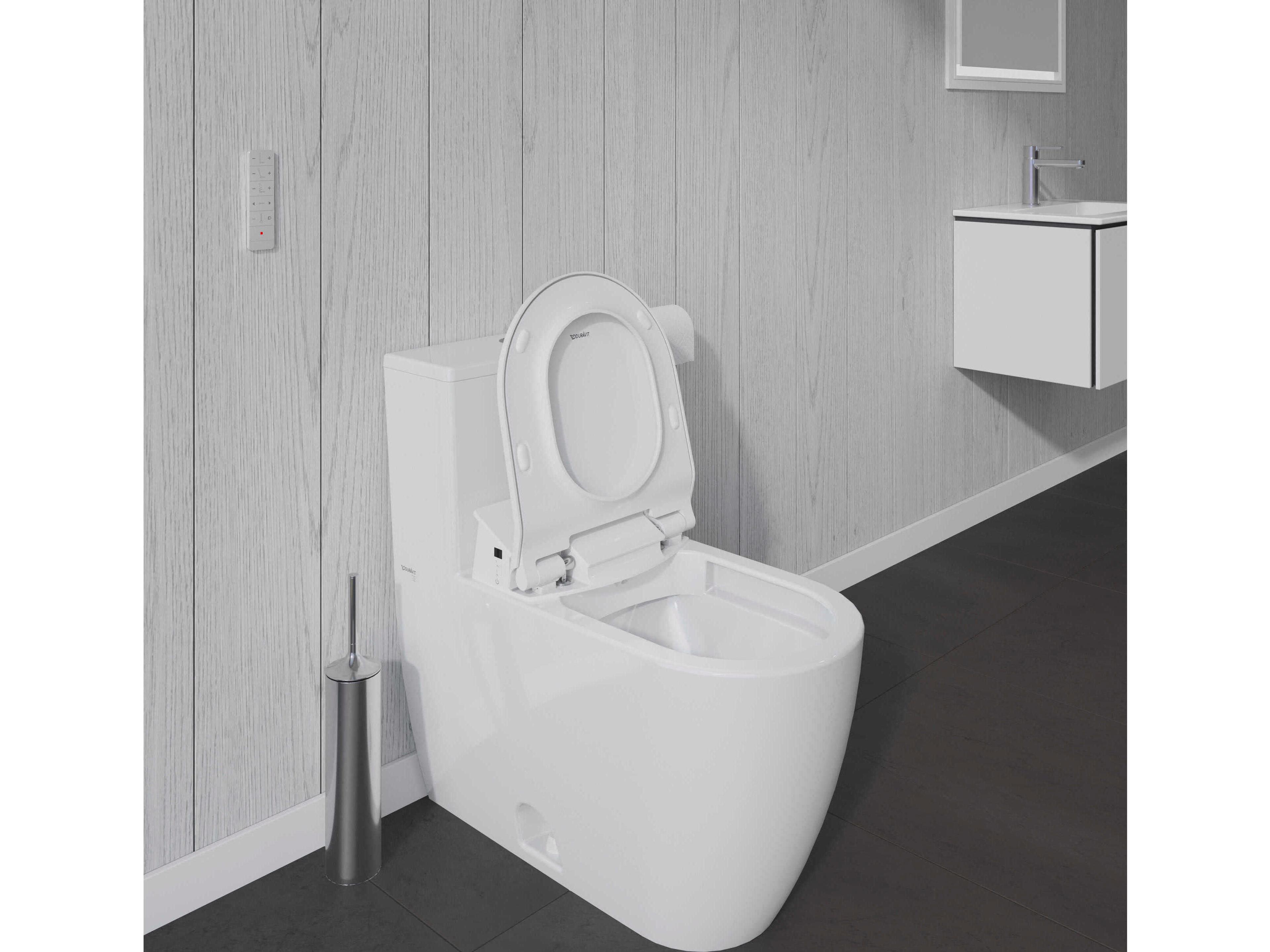 Duravit Me By Starck 15'' Ceramic Single Flush White One-Piece Toilet