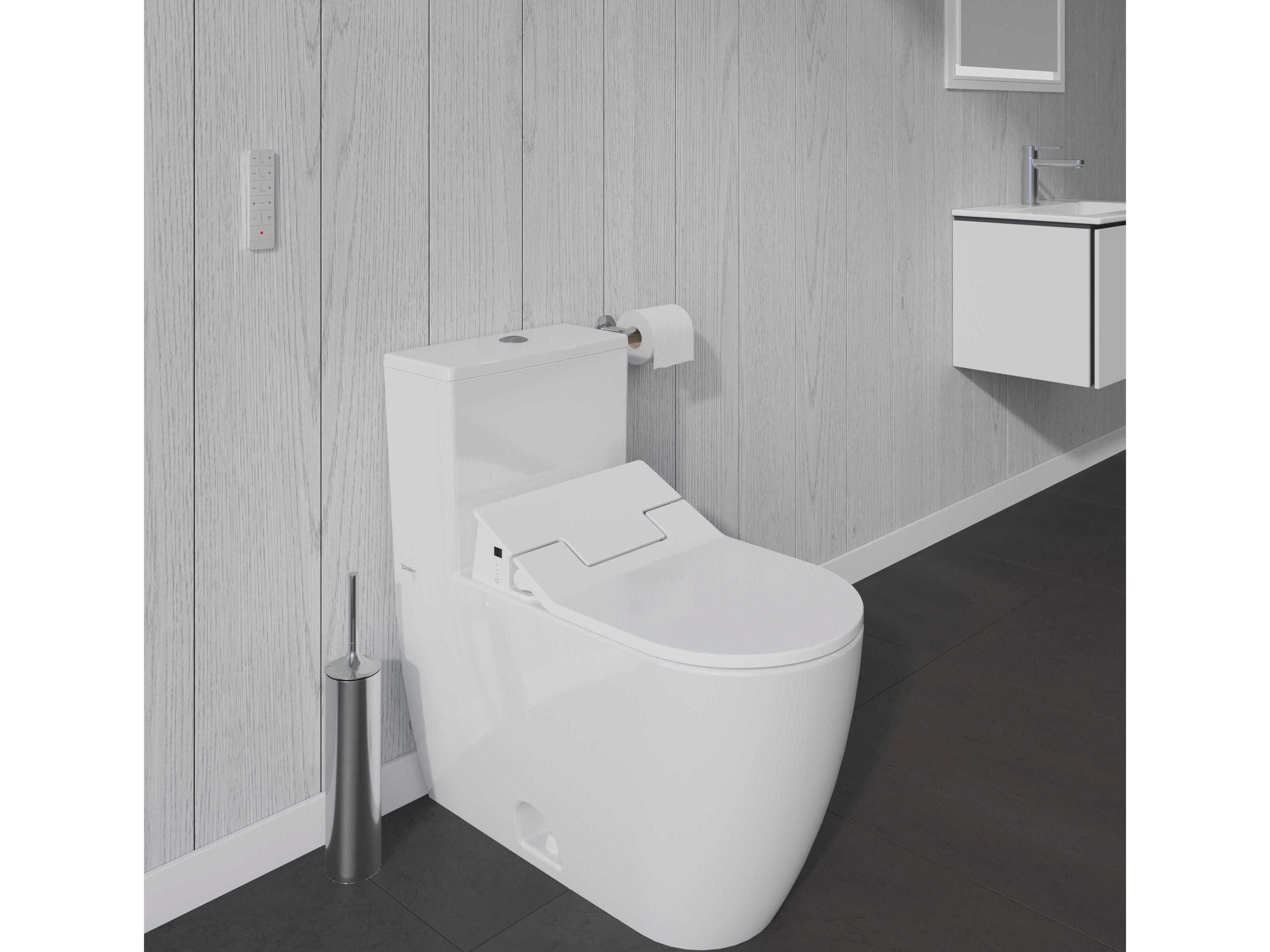 Duravit Me By Starck 15'' Ceramic Single Flush White One-Piece Toilet