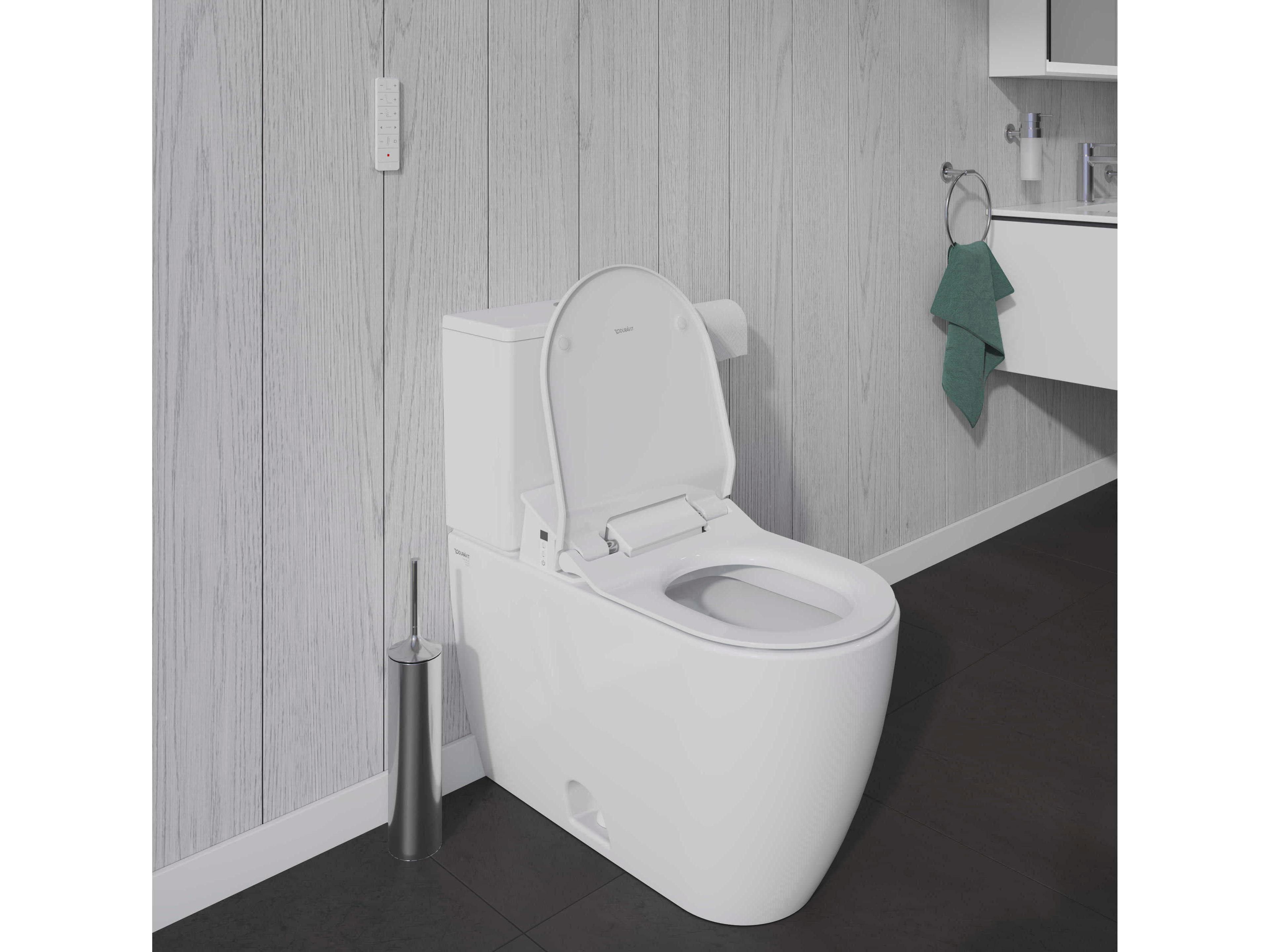 Duravit Me By Starck 15'' Ceramic Dual Flush White Two-Piece Toilet