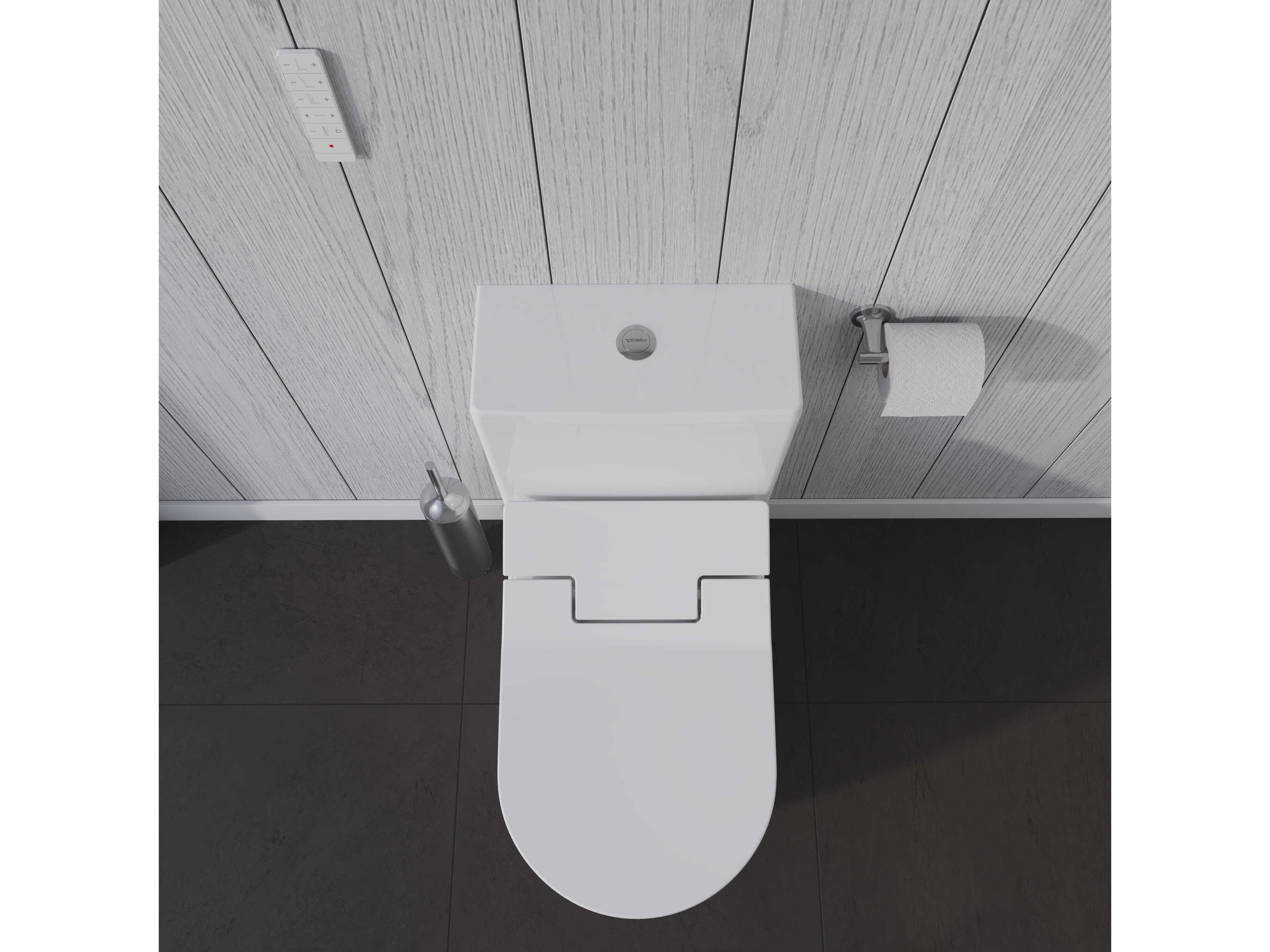 Duravit Me By Starck 15'' Ceramic Single Flush White Two-Piece Toilet