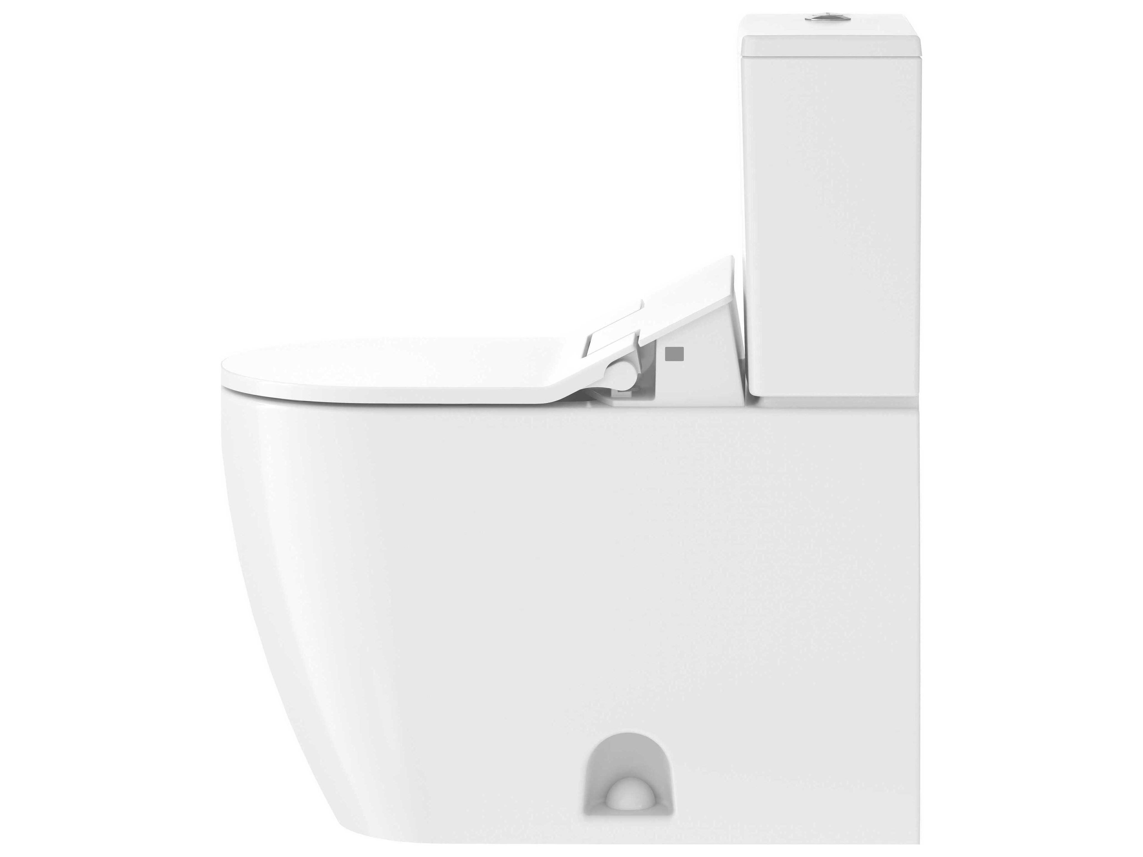 Duravit Me By Starck 15'' Ceramic Dual Flush White Two-Piece Toilet  - HygieneGlaze