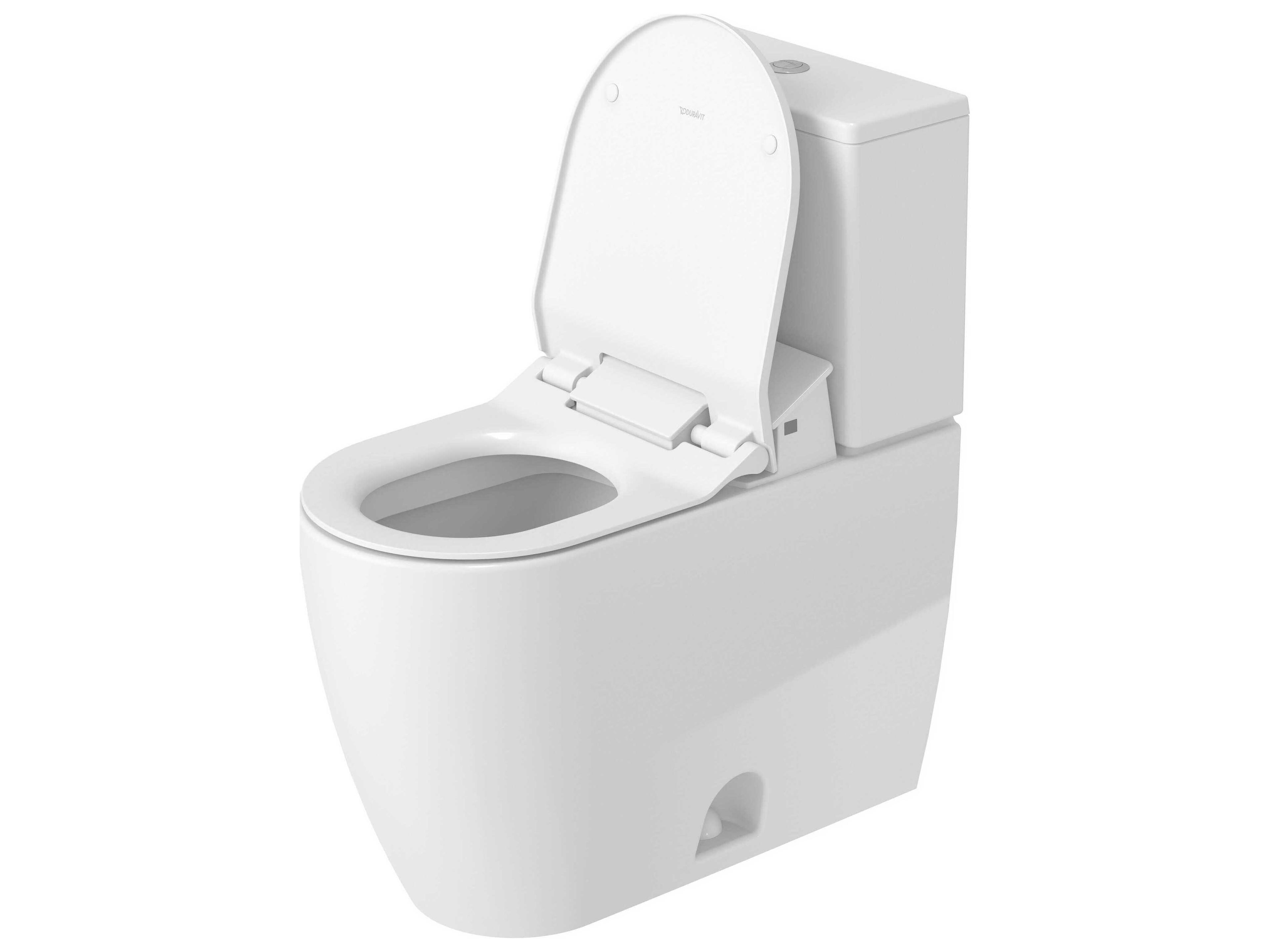 Duravit Me By Starck 15'' Ceramic Single Flush White Two-Piece Toilet  - HygieneGlaze