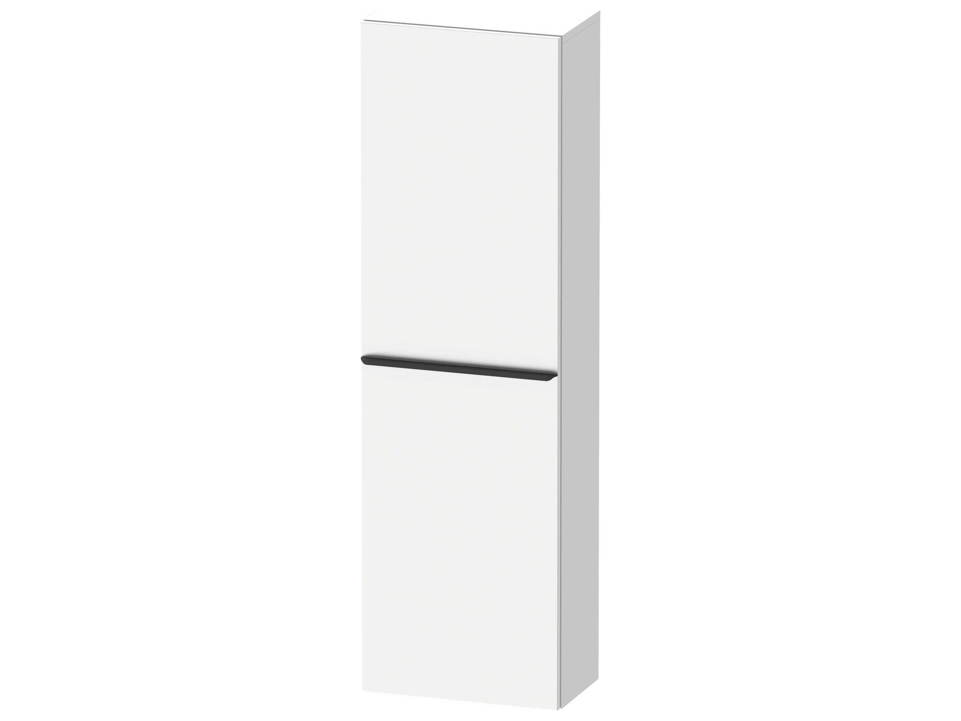 D-neo 16'' White Matt Semi Tall Cabinet - Right-Hinged Door