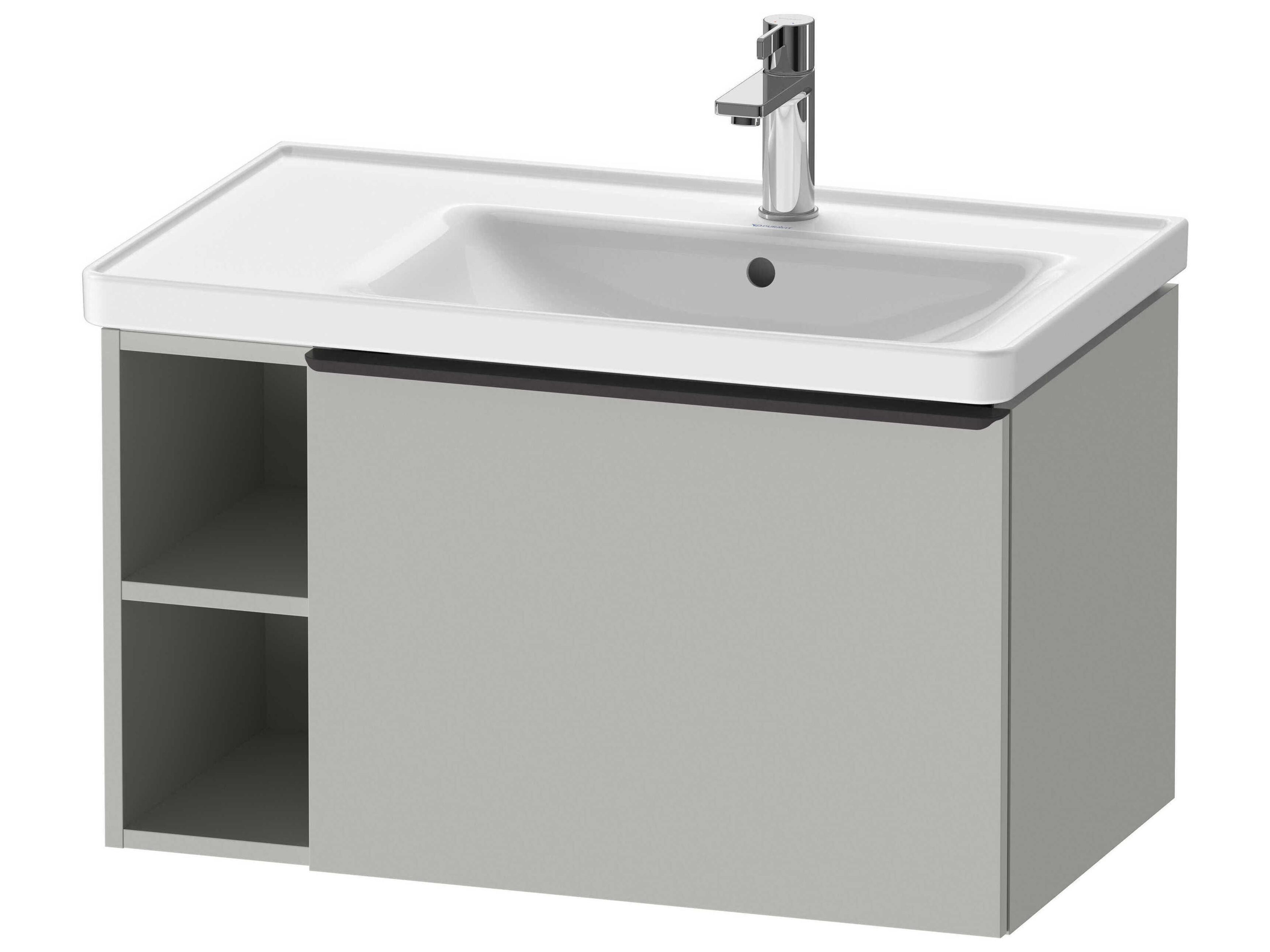 D-neo 31_ Concrete Gray Matt Wall-Mount Vanity Cabinet