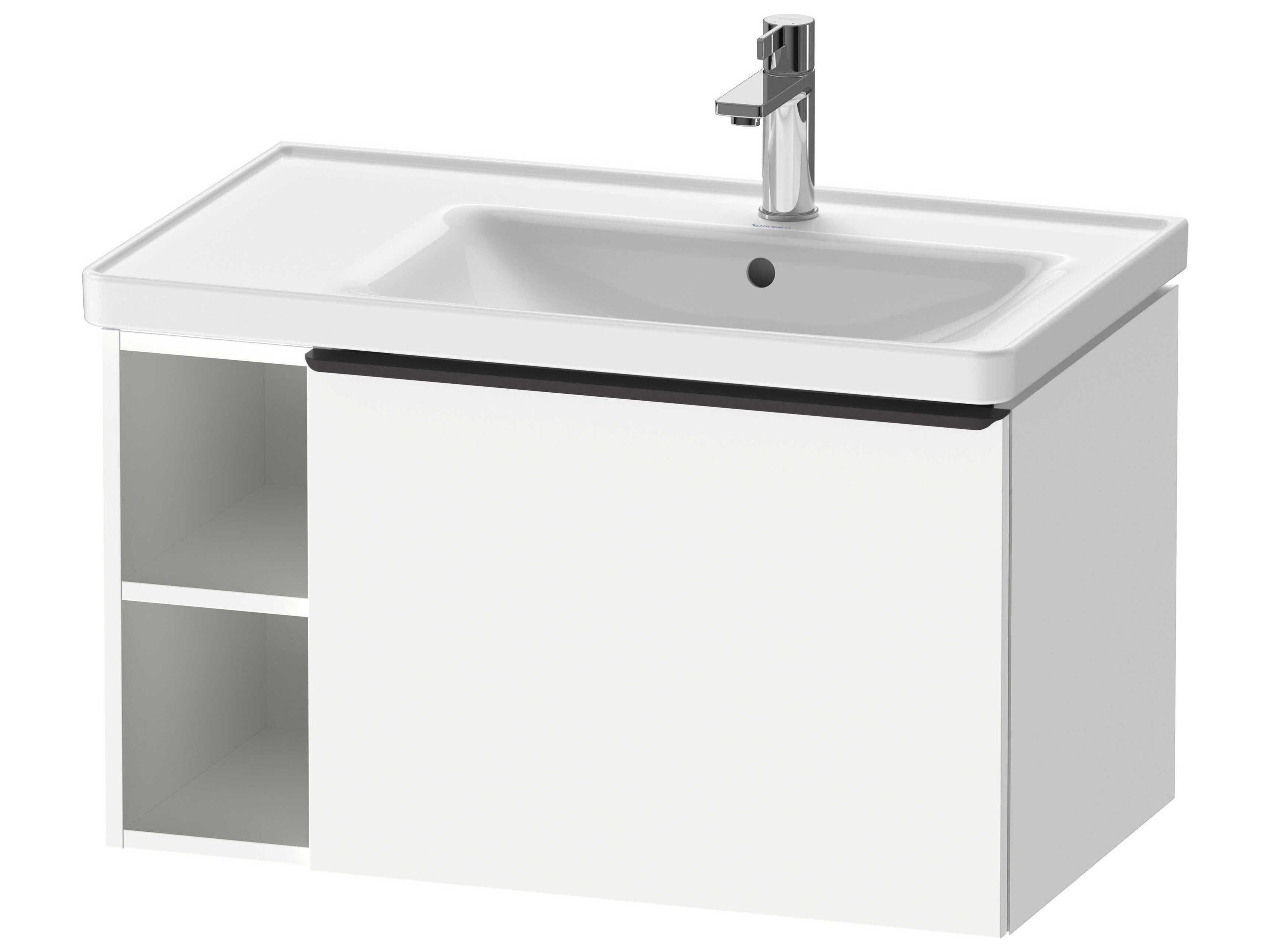 D-neo 31_ White Matt Wall-Mount Vanity Cabinet
