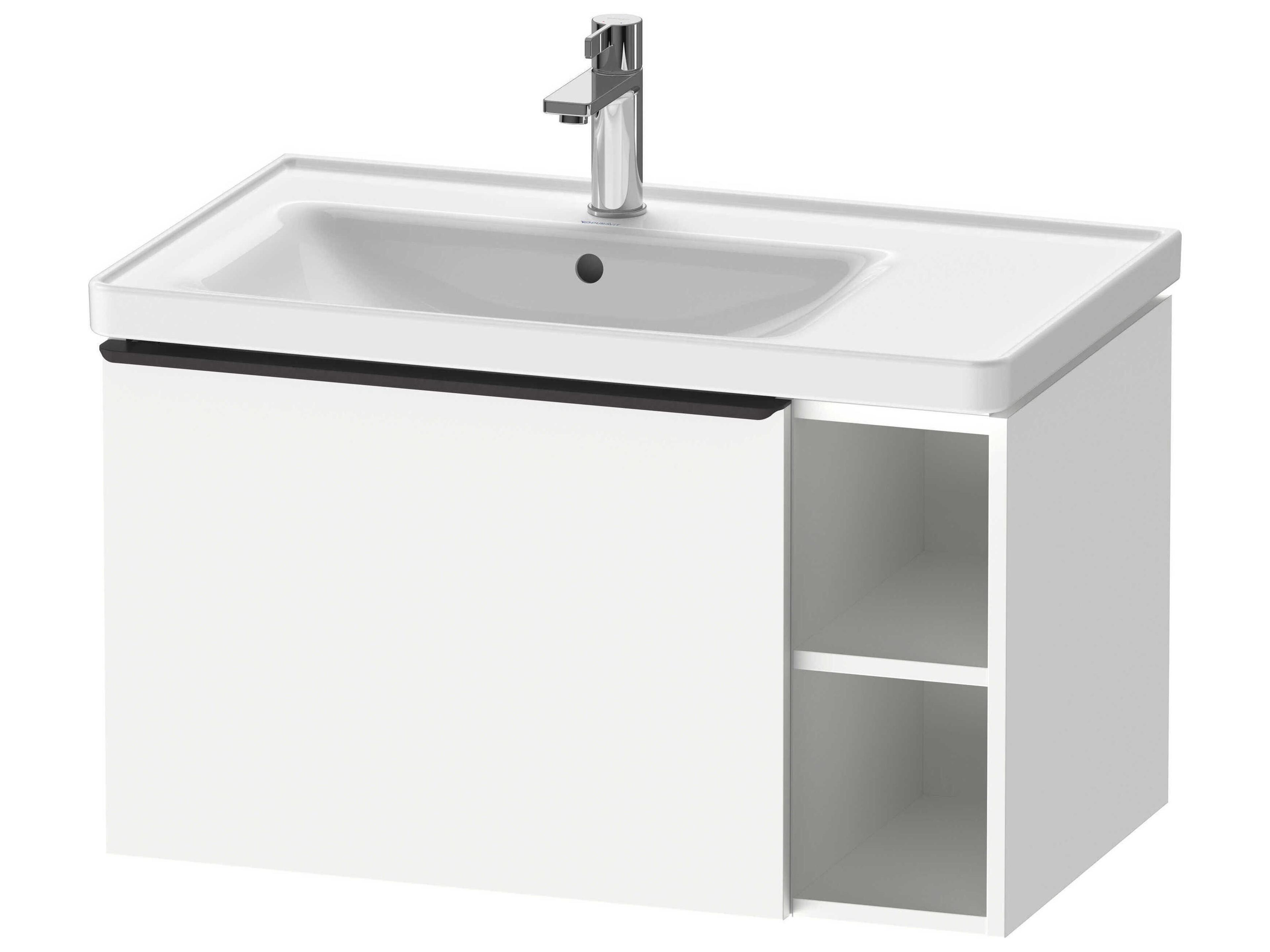 D-neo 31_ White Matt Wall-Mount Vanity Cabinet