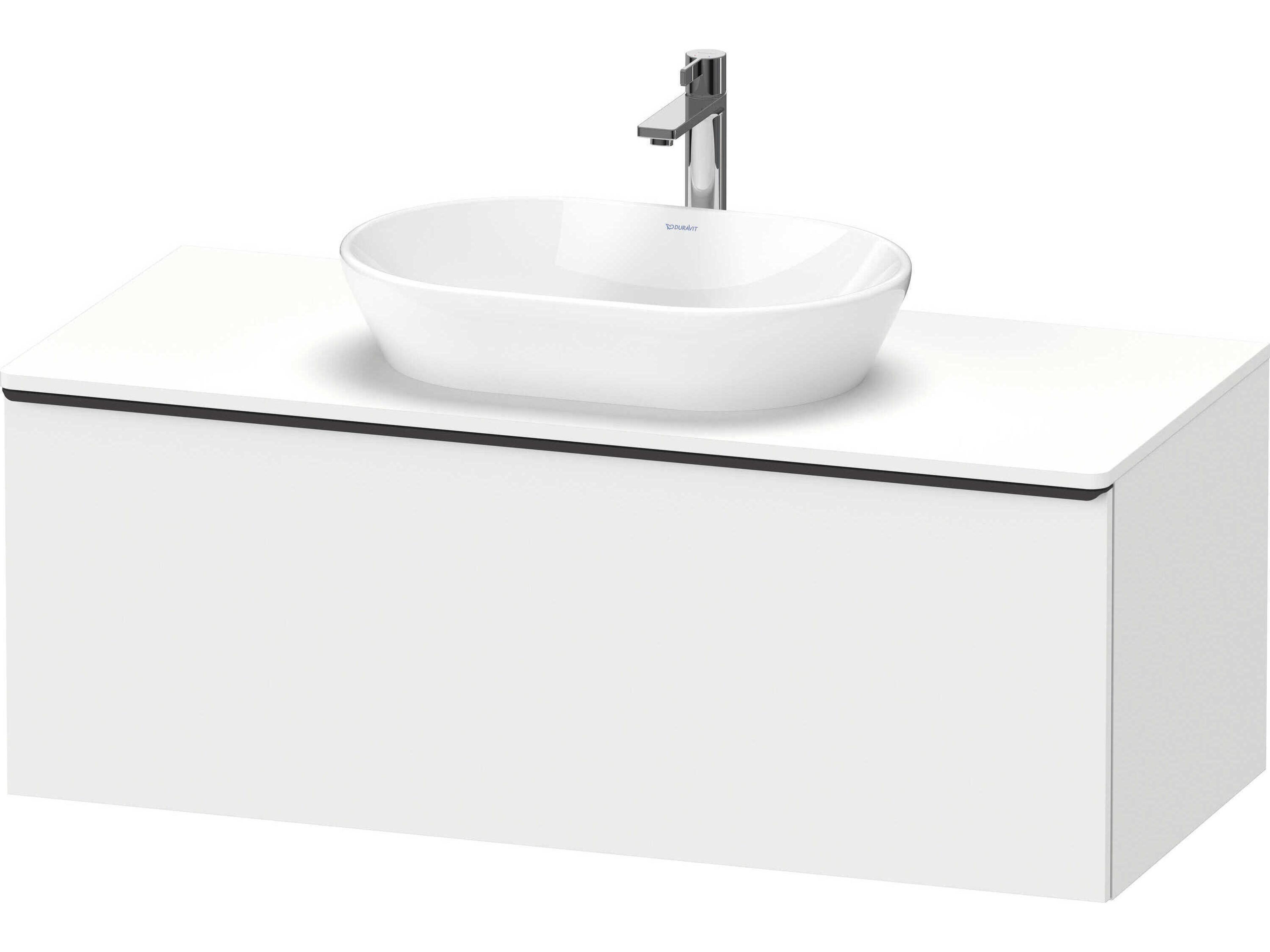 D-neo 47'' White Matt 1-Drawer Wall Mount Vanity