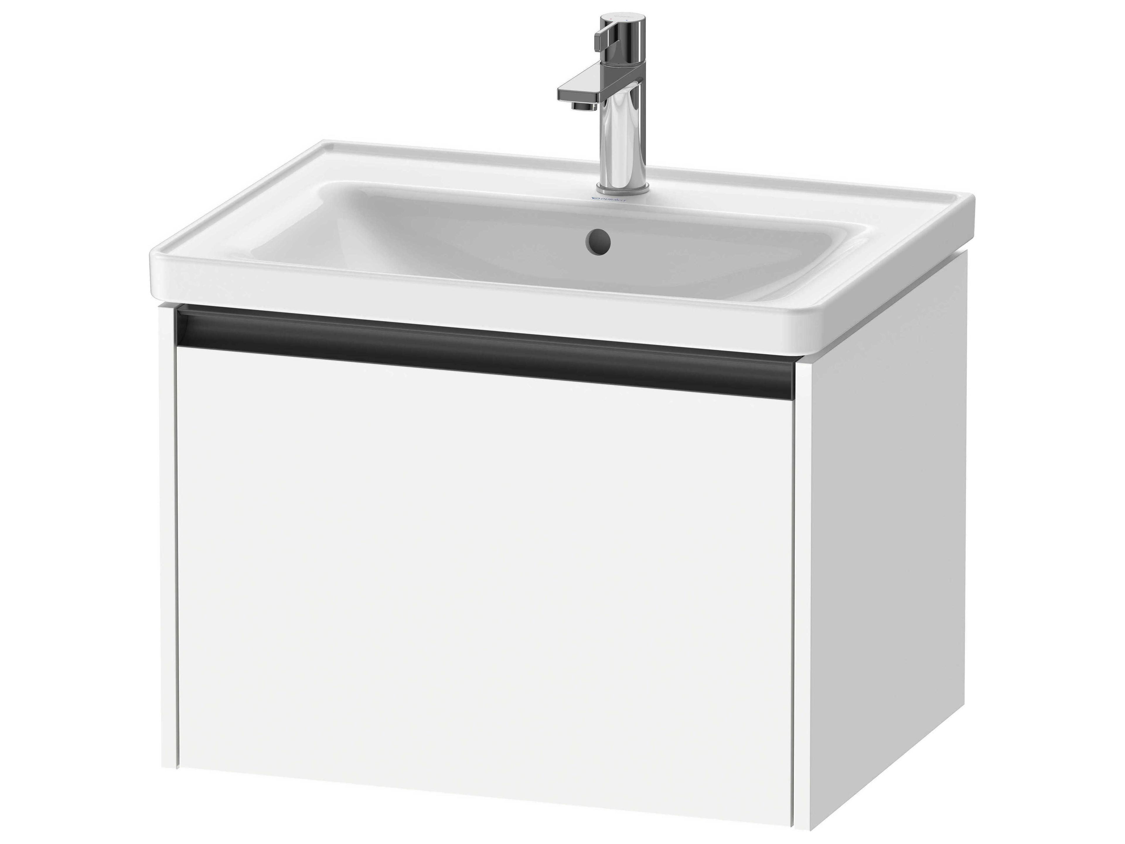Ketho.2 item 25" White Matt  Wall-Mounted Vanity Unit