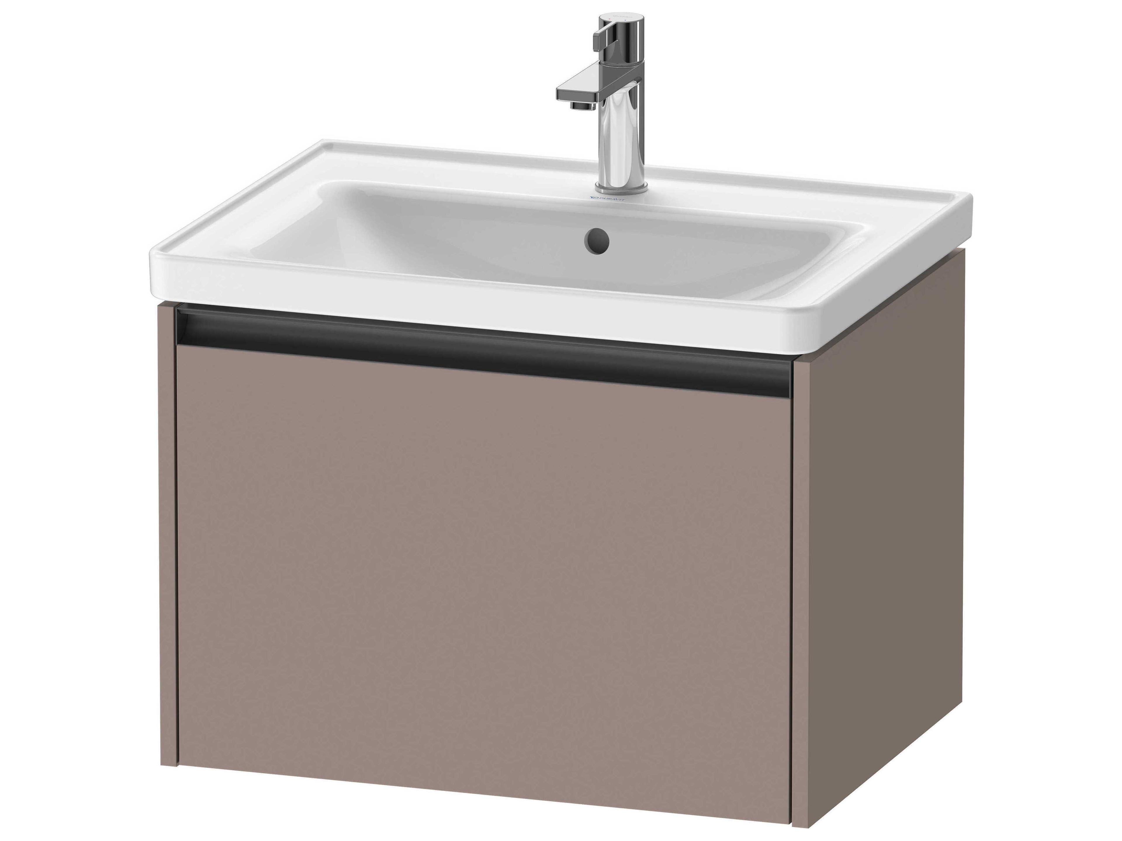 Ketho.2 item 25" Bassalt Matt Wall-Mounted Vanity Unit