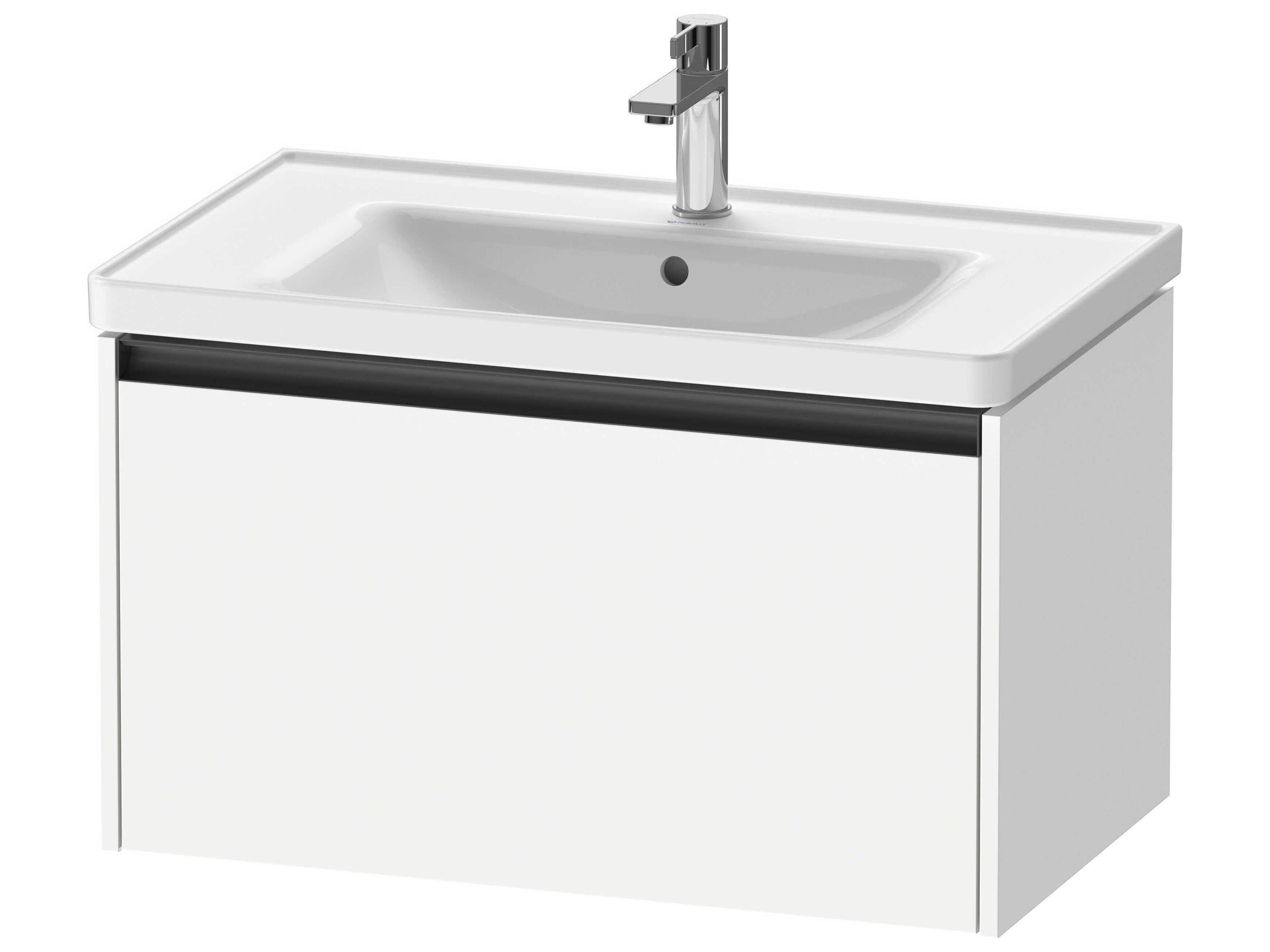 Ketho.2 item 31" White Matt  Wall-Mounted Vanity Unit