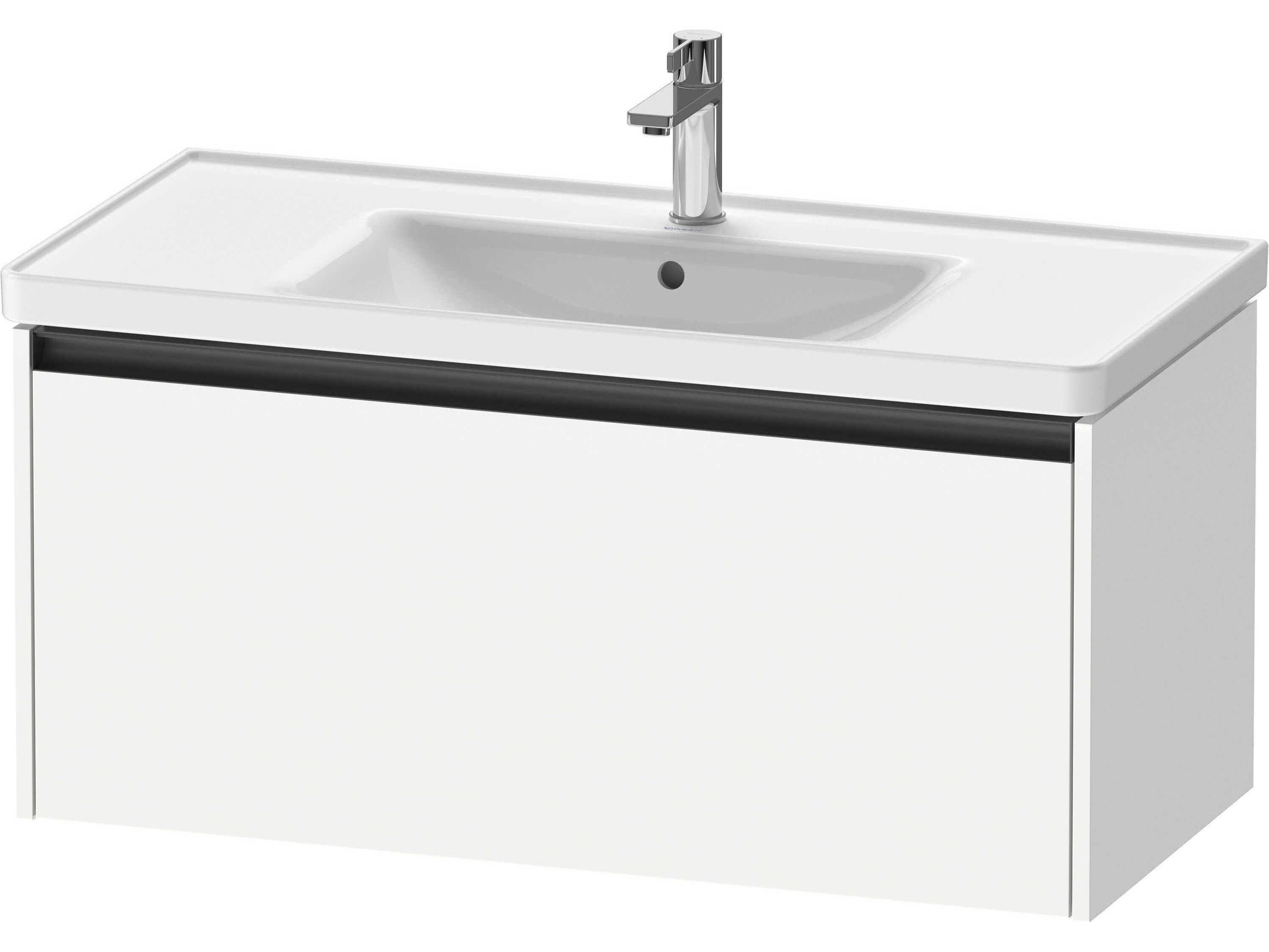 Ketho.2 item 39" White Matt  Wall-Mounted Vanity Unit