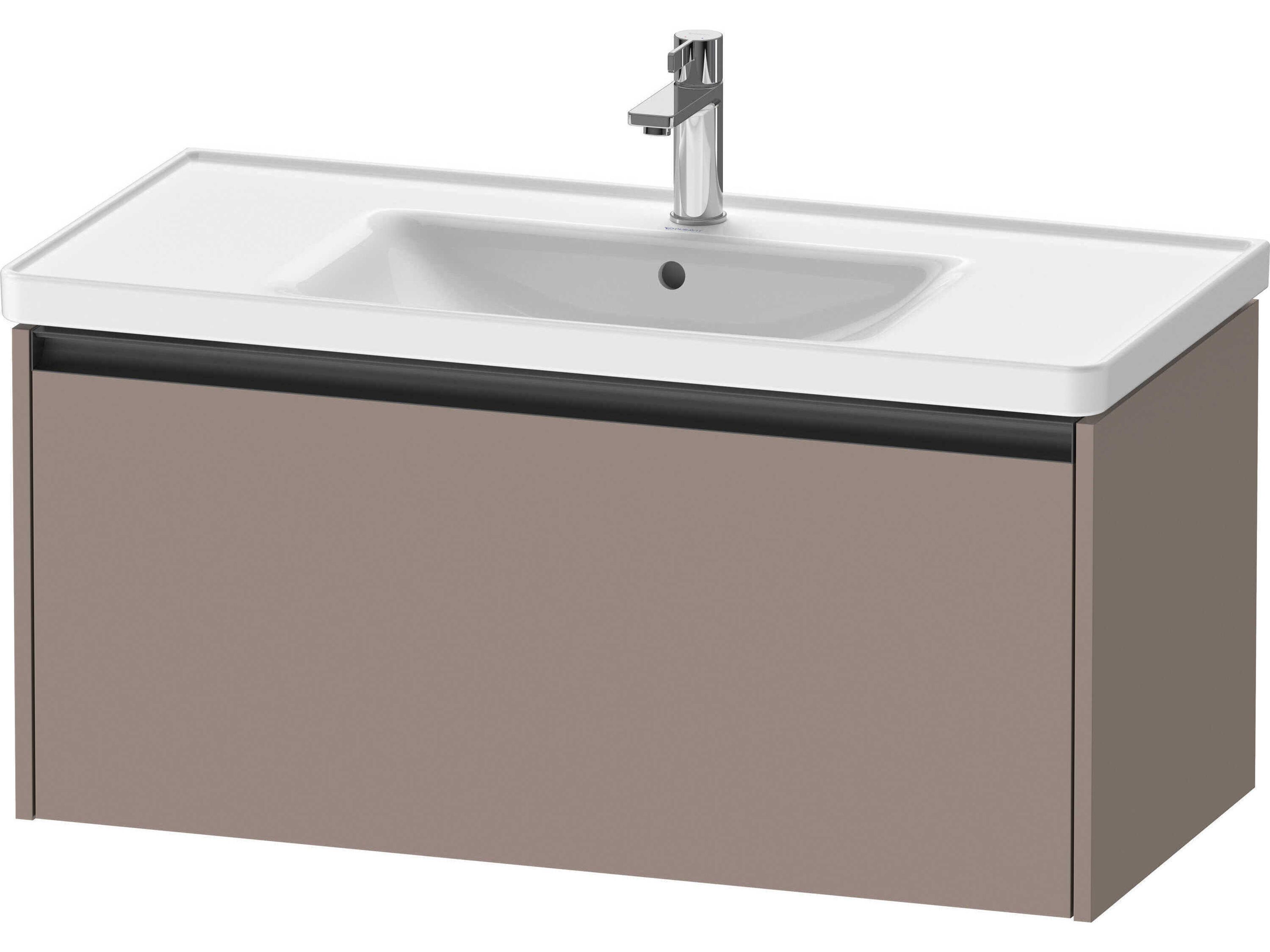 Ketho.2 item 39" Bassalt Matt Wall-Mounted Vanity Unit