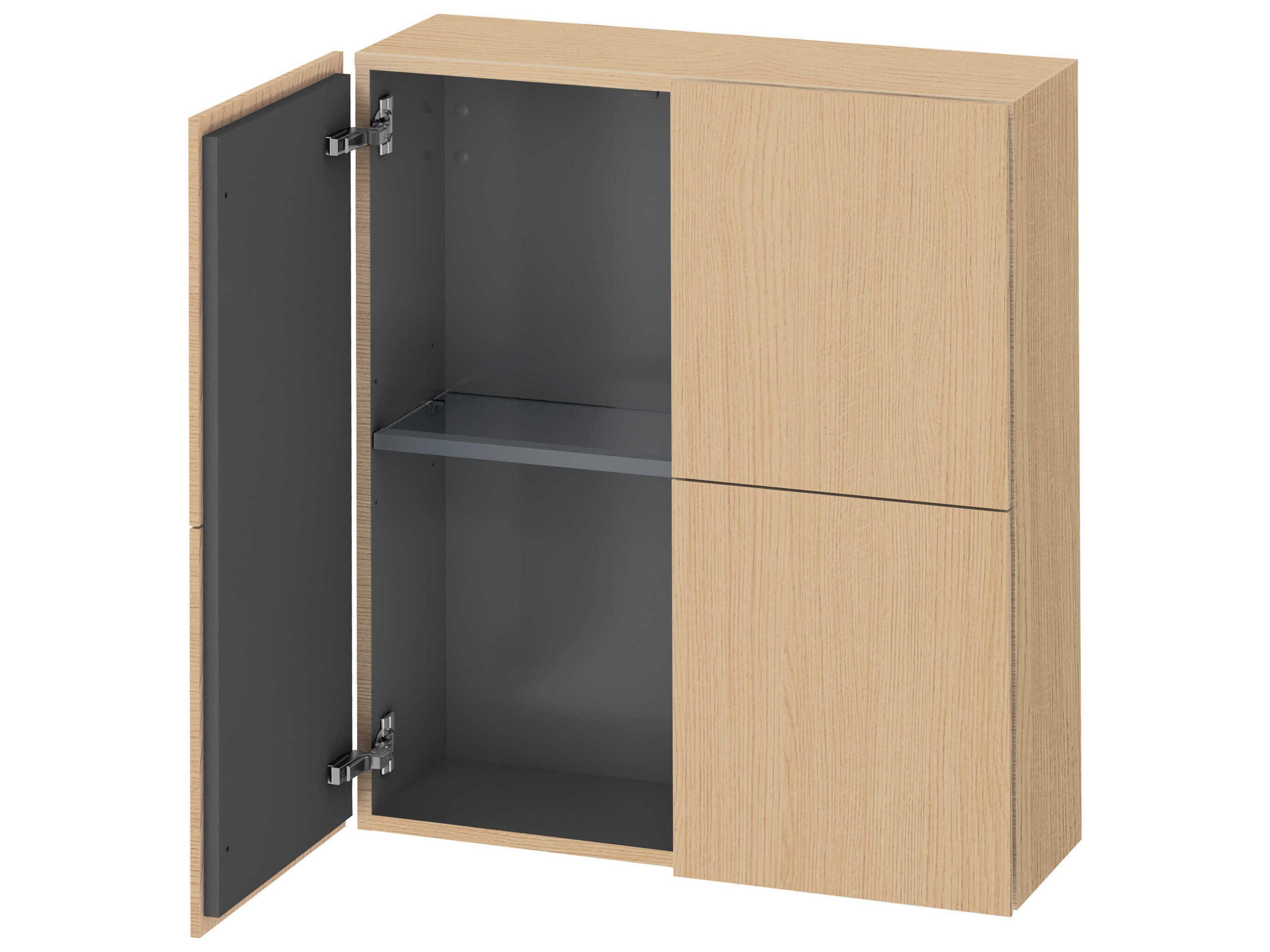 L-cube 28'' Natural Oak Matt Wall-Mounted Cabinet