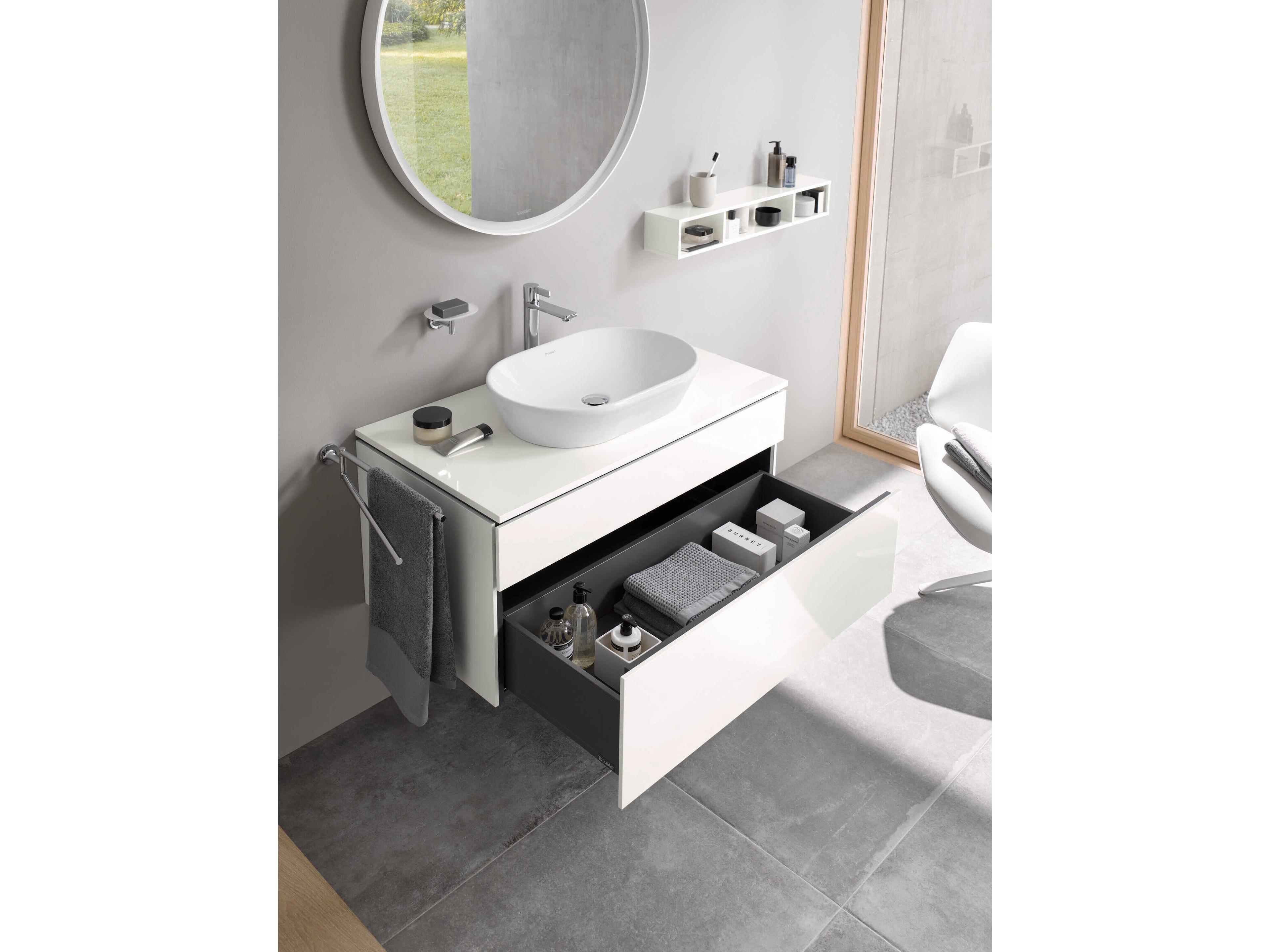 Duravit L-cube 32'' White High Gloss Open Accent