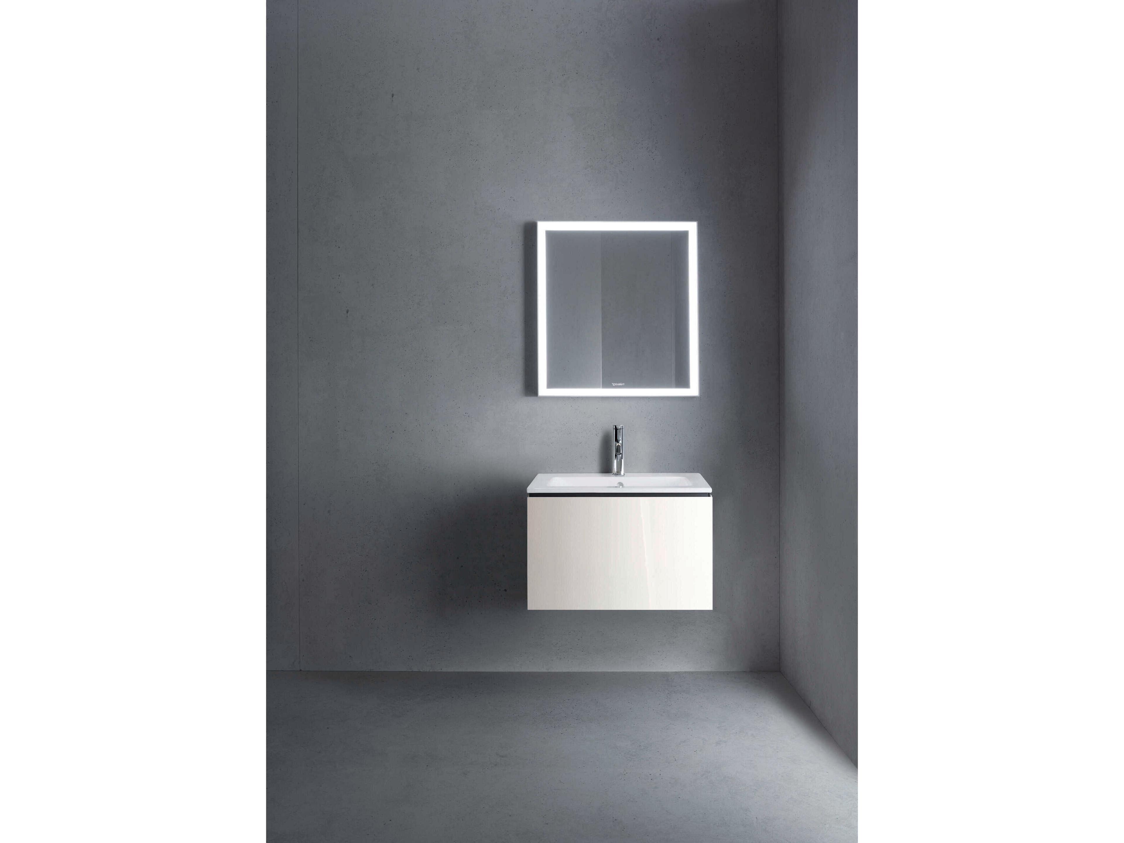 Duravit L-cube 24'' White High Gloss Wall-Mounted Vanity Unit