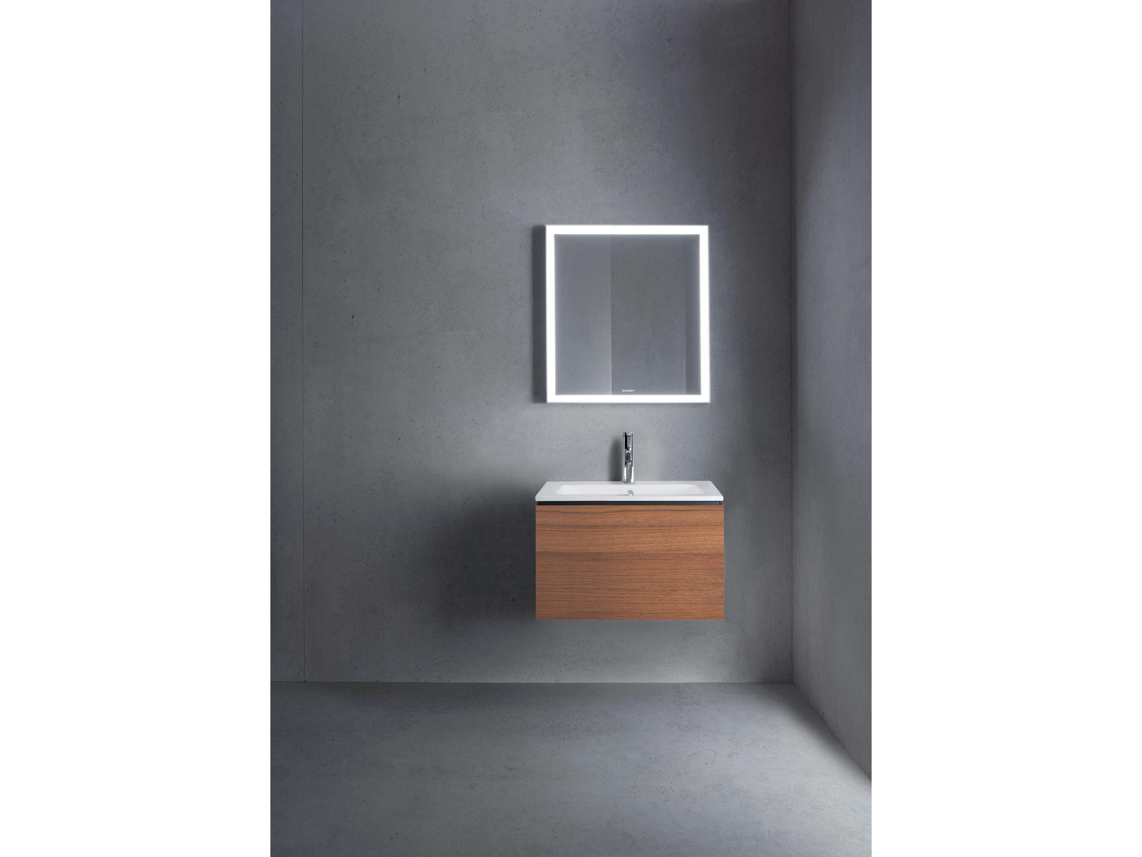 Duravit L-cube 24'' Walnut Matt Wall-Mounted Vanity Unit