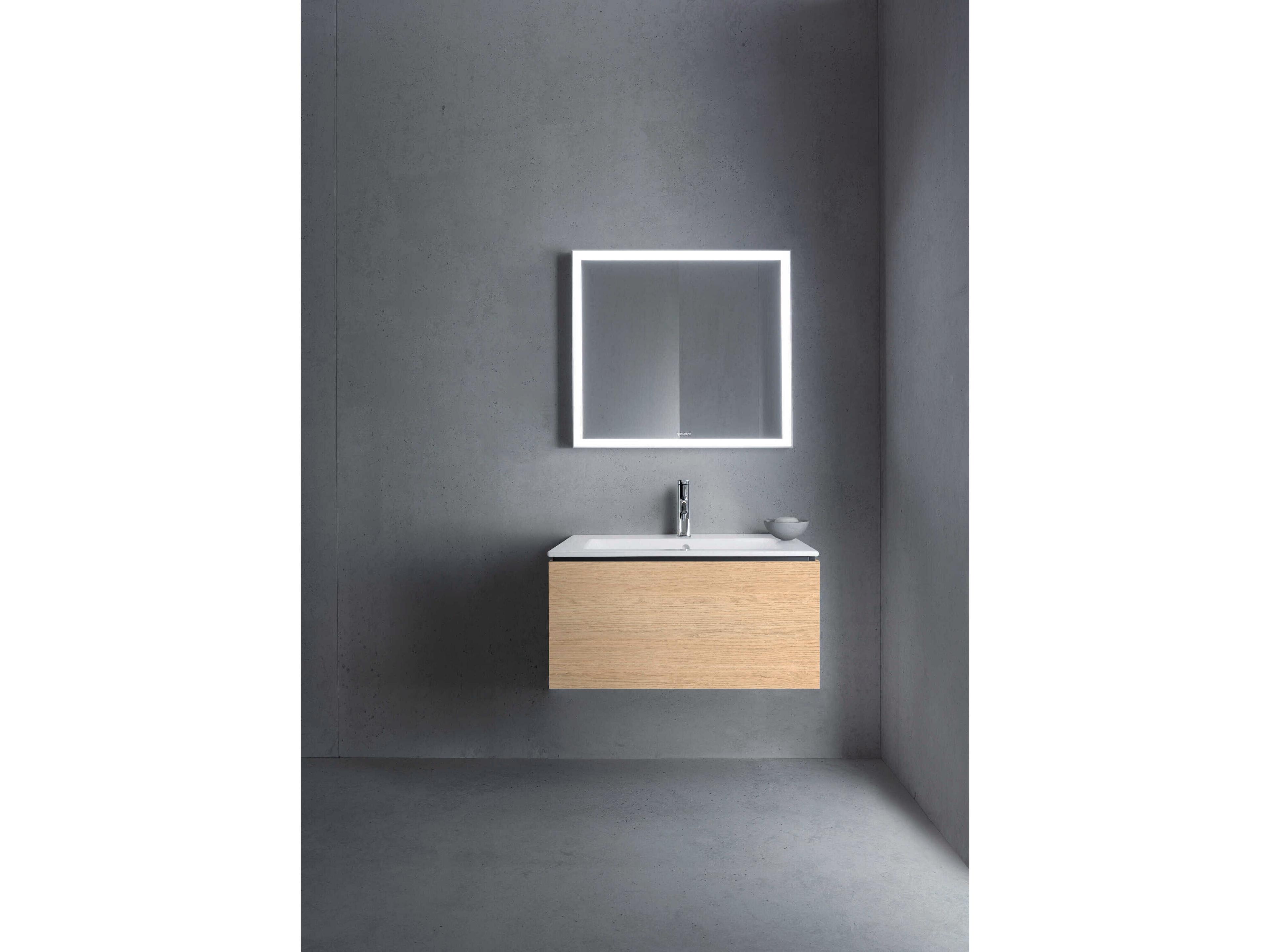 Duravit L-cube 32'' Natural Oak Matt Wall-Mounted Vanity Unit