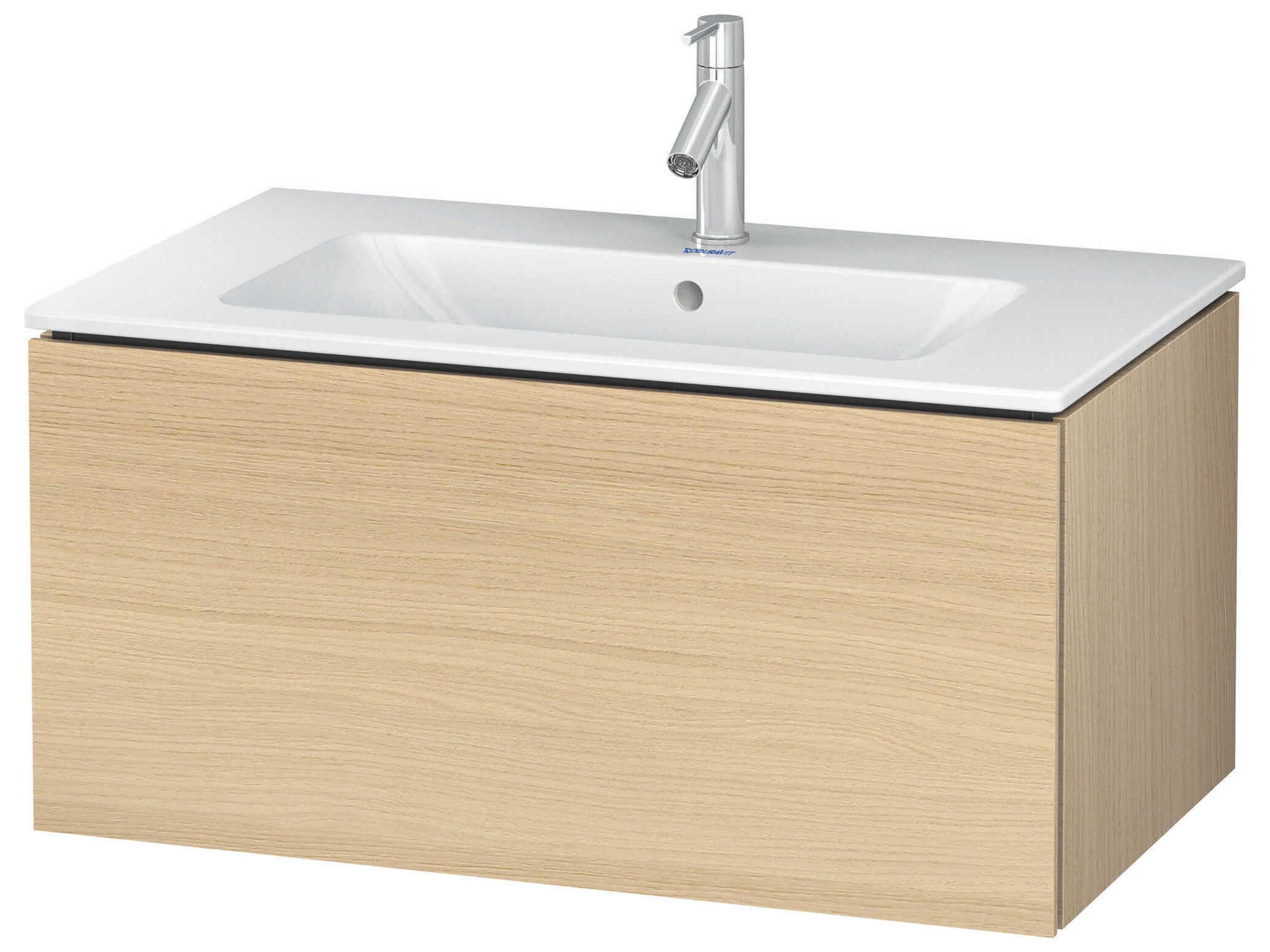 Duravit L-cube 32'' Mediterranean Oak Matt Wall-Mounted Vanity Unit