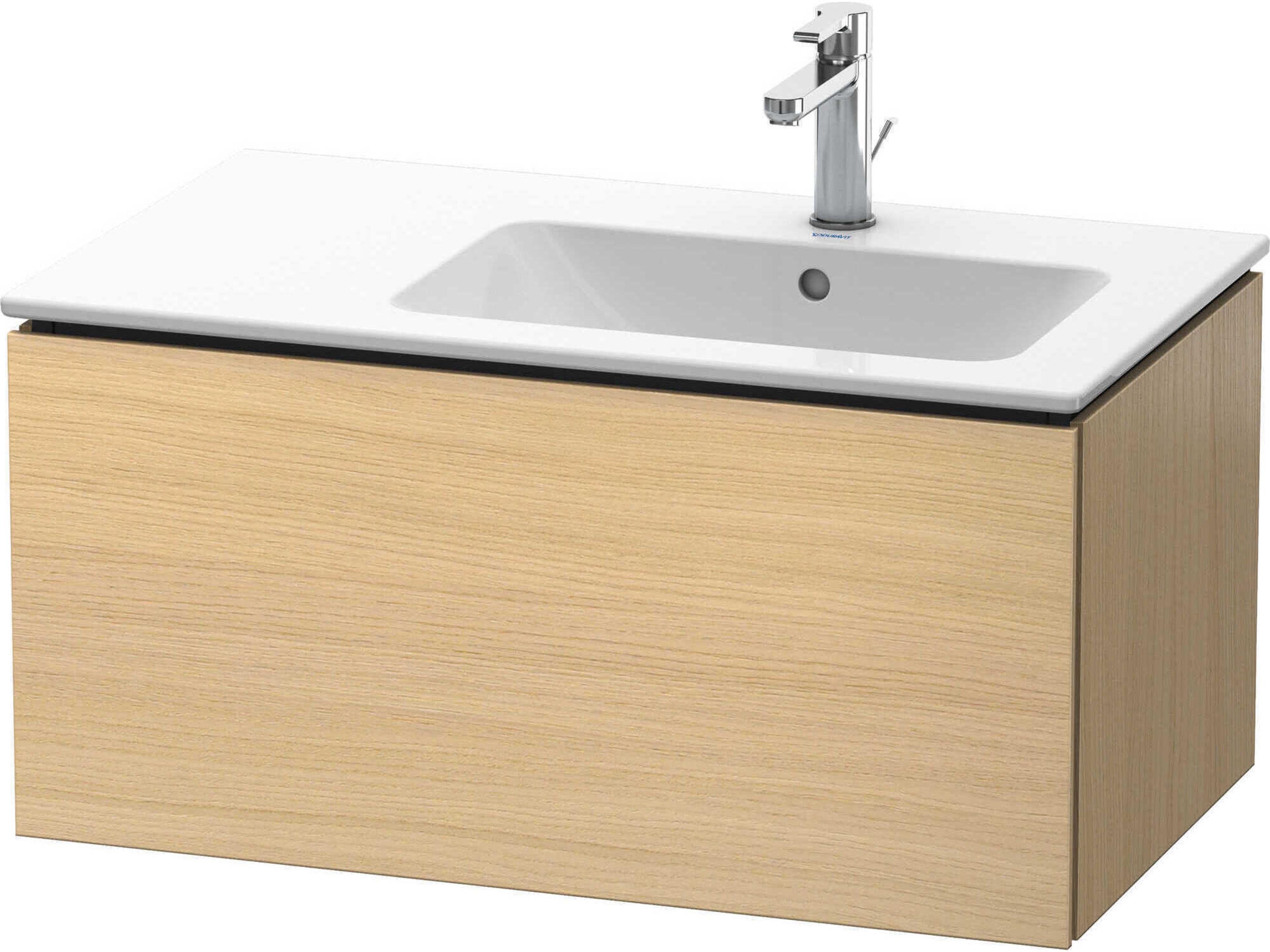 Duravit L-cube 32'' Mediterranean Oak Matt Wall-Mounted Vanity Unit