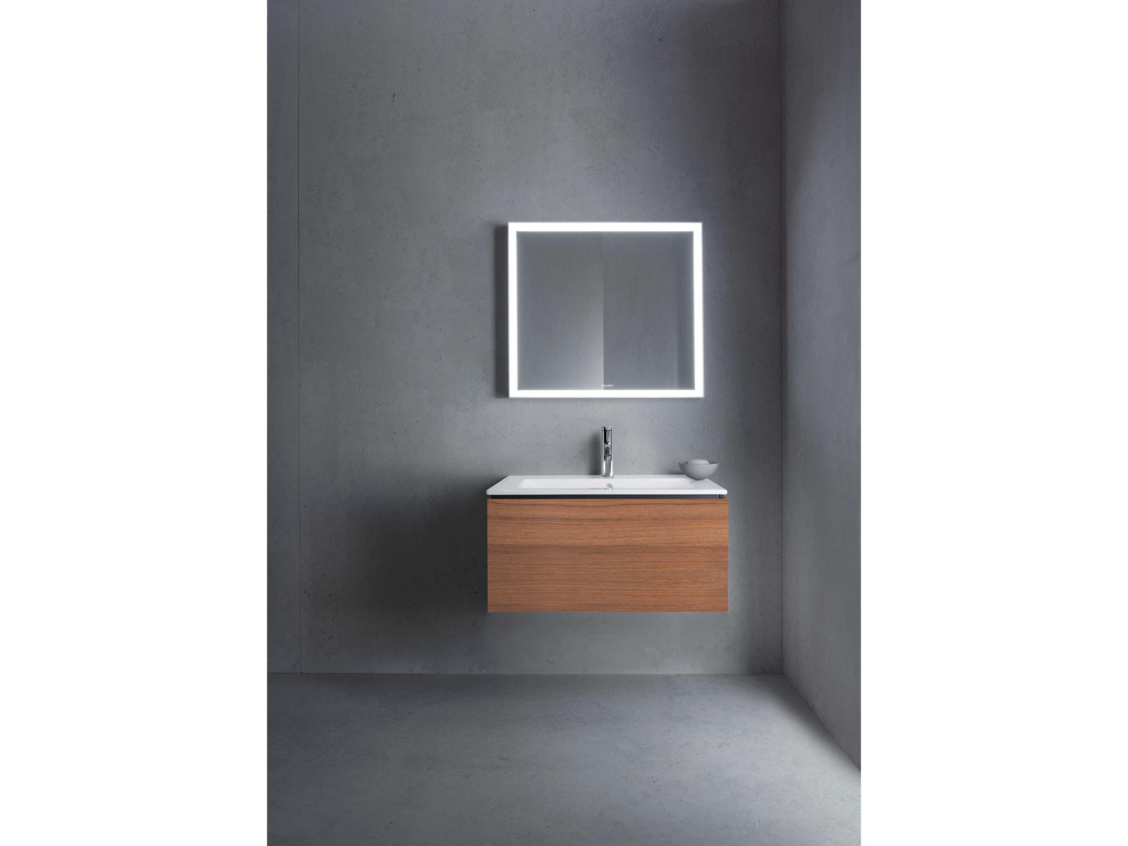 Duravit L-cube 32'' Walnut Matt Wall-Mounted Vanity Unit