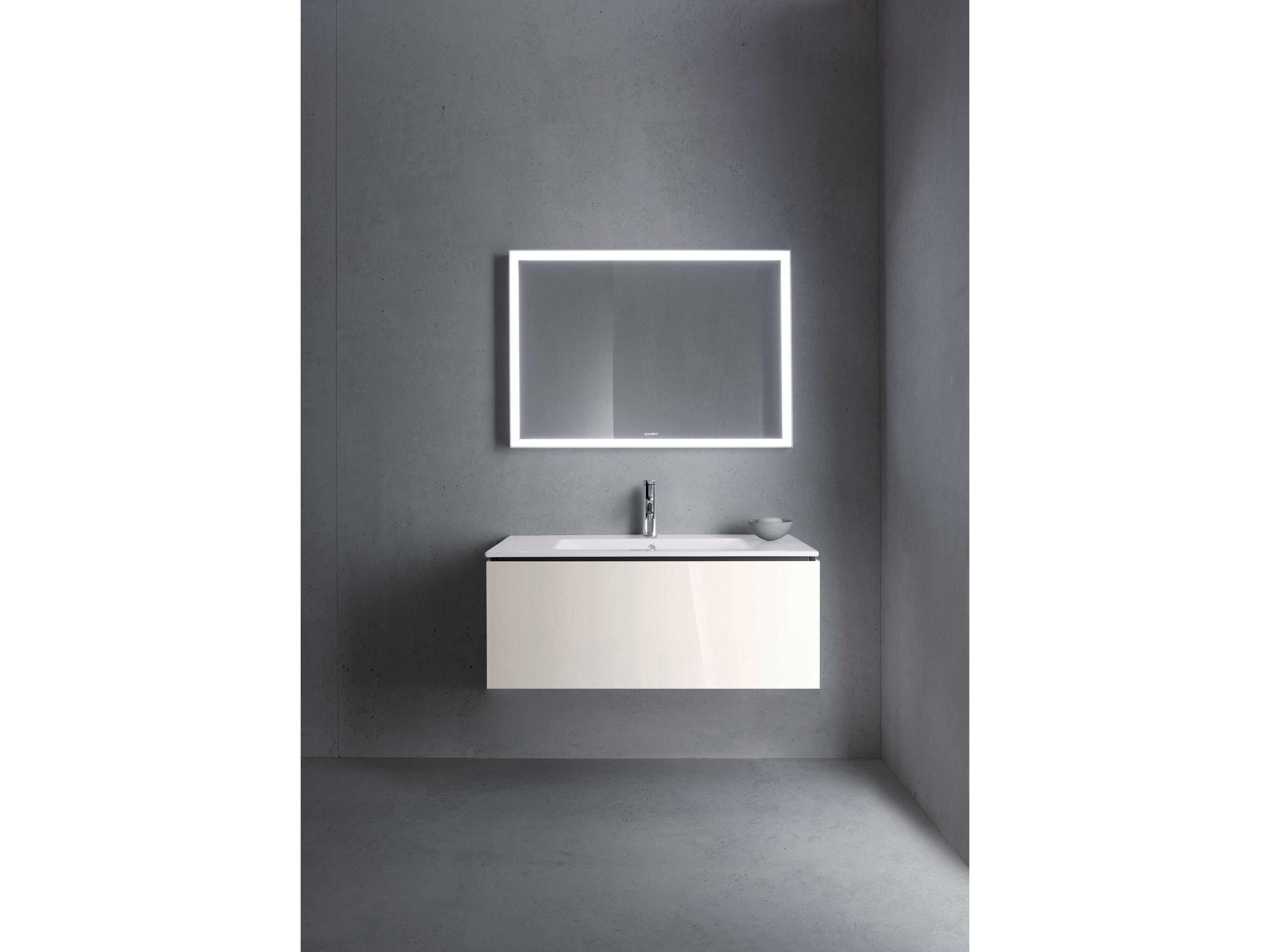 Duravit L-cube 40'' White High Gloss Wall-Mounted Vanity Unit