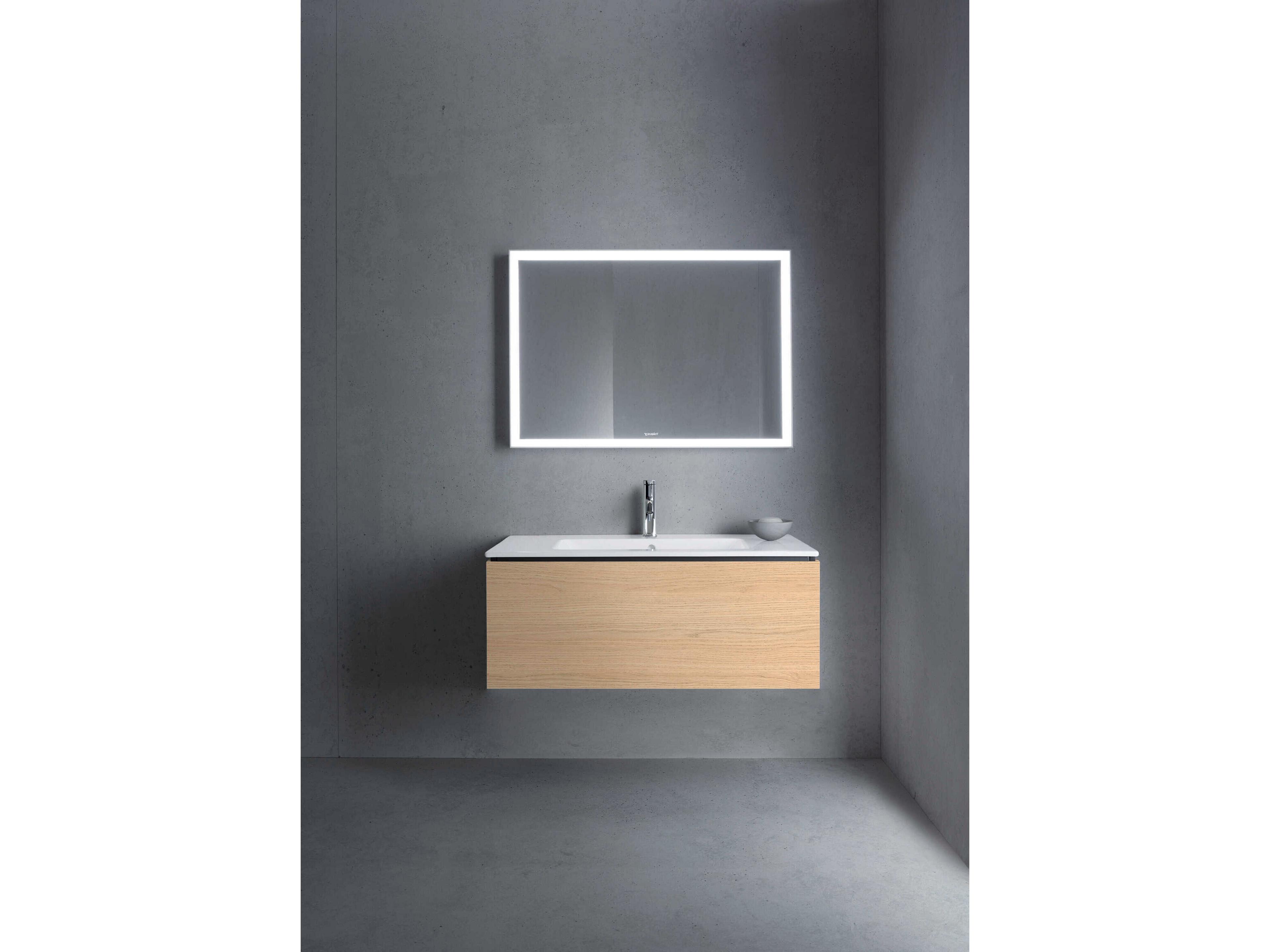 Duravit L-cube 40'' Natural Oak Matt Wall-Mounted Vanity Unit