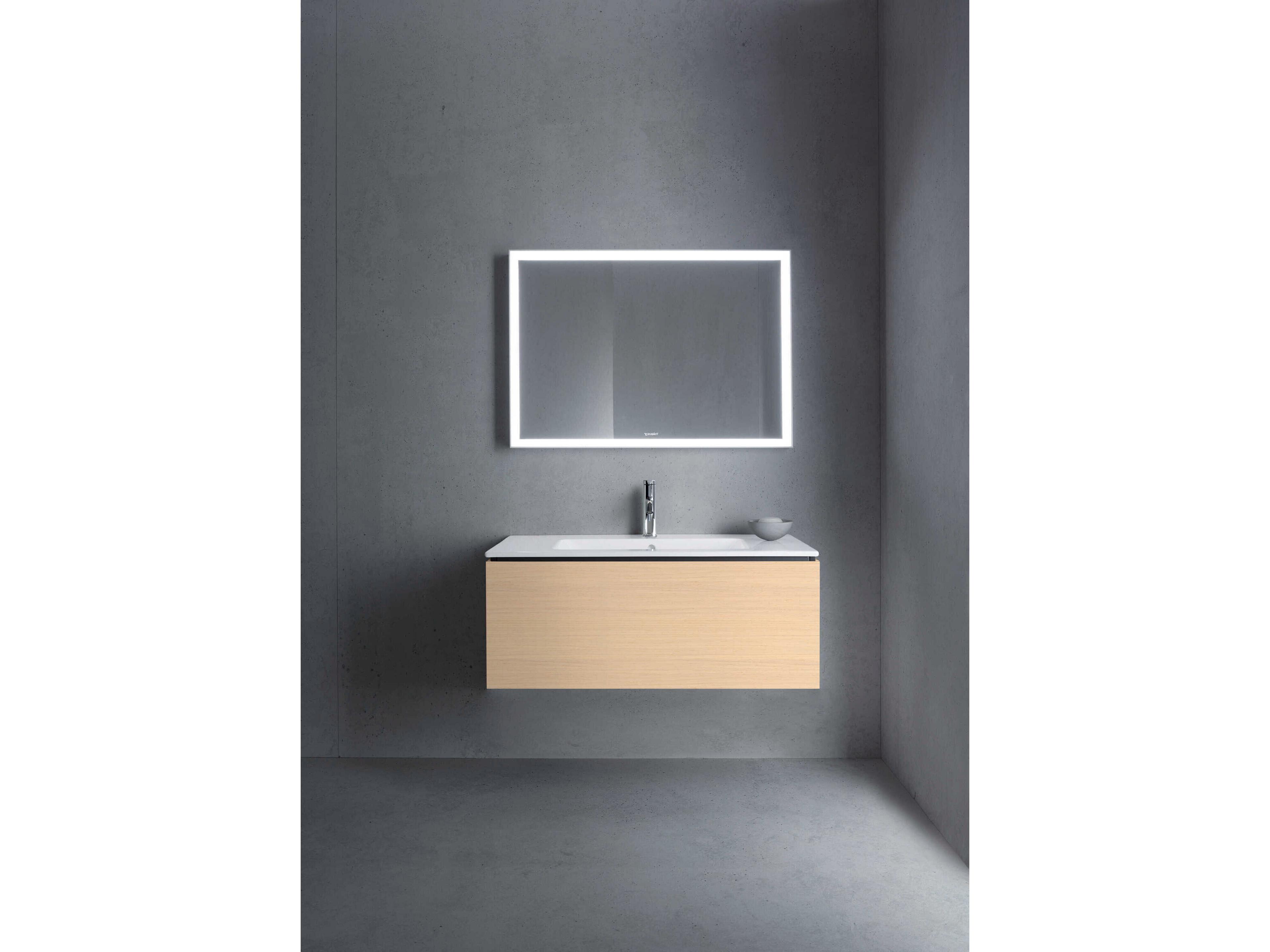 Duravit L-cube 40'' Mediterranean Oak Matt Wall-Mounted Vanity Unit