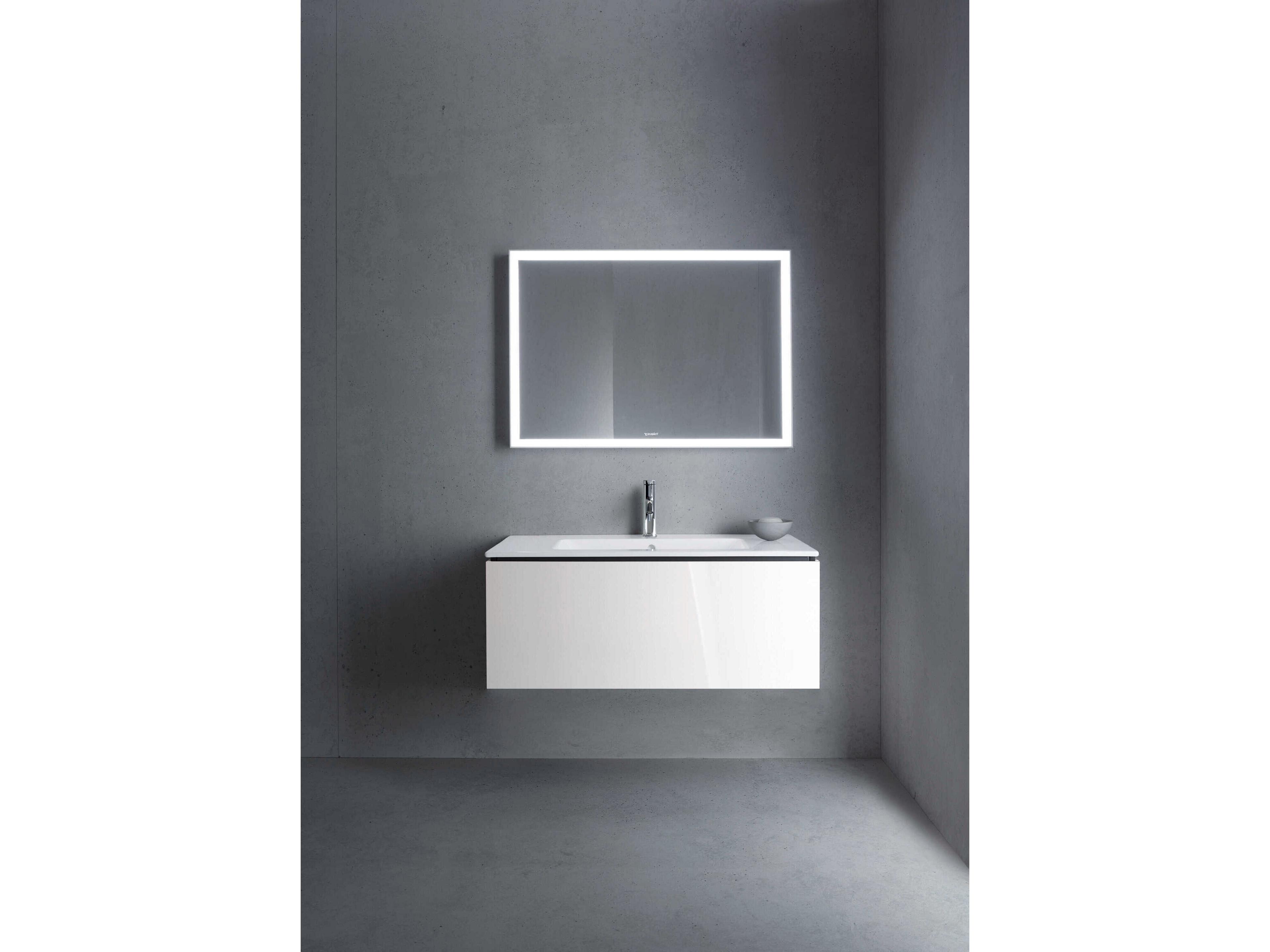 Duravit L-cube 40'' White High Gloss (Lacquer) Wall-Mounted Vanity Unit
