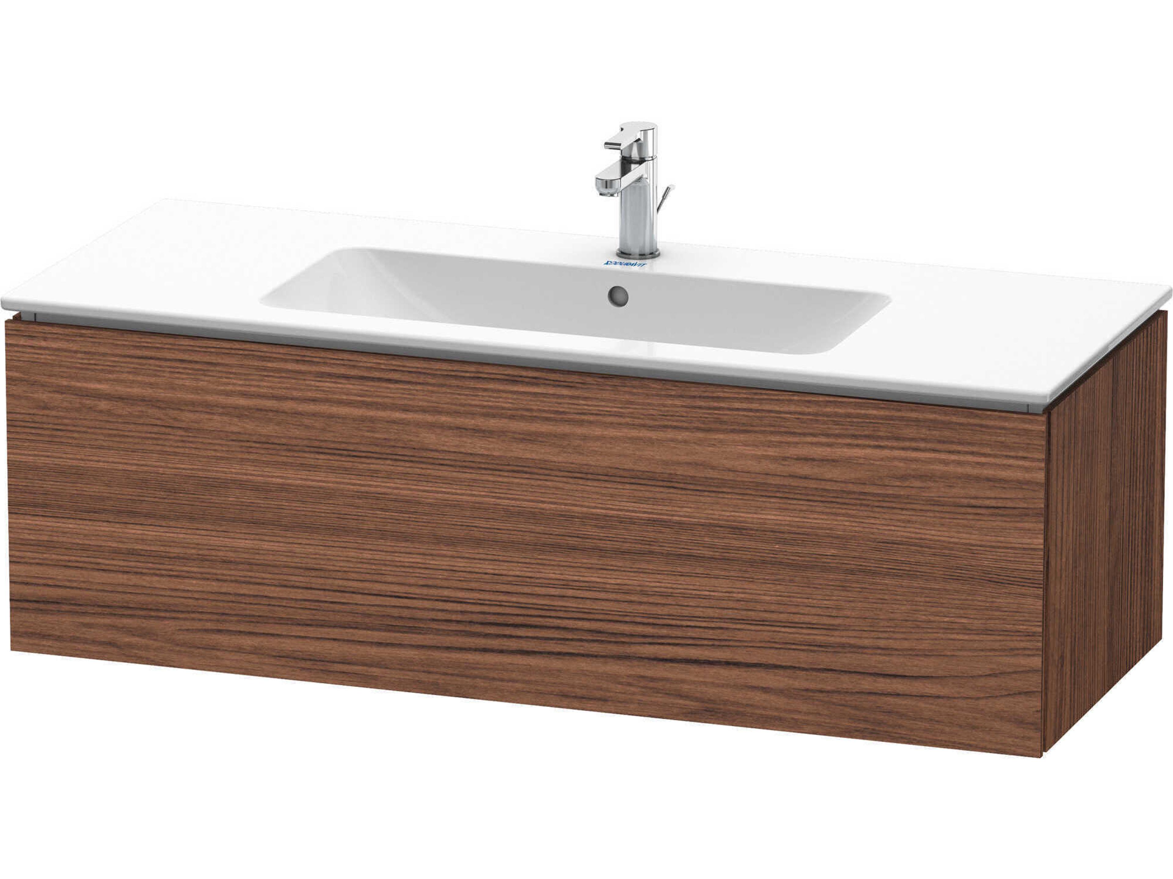 Duravit L-cube 48'' Walnut (Dark) Matt Wall-Mounted Vanity Unit