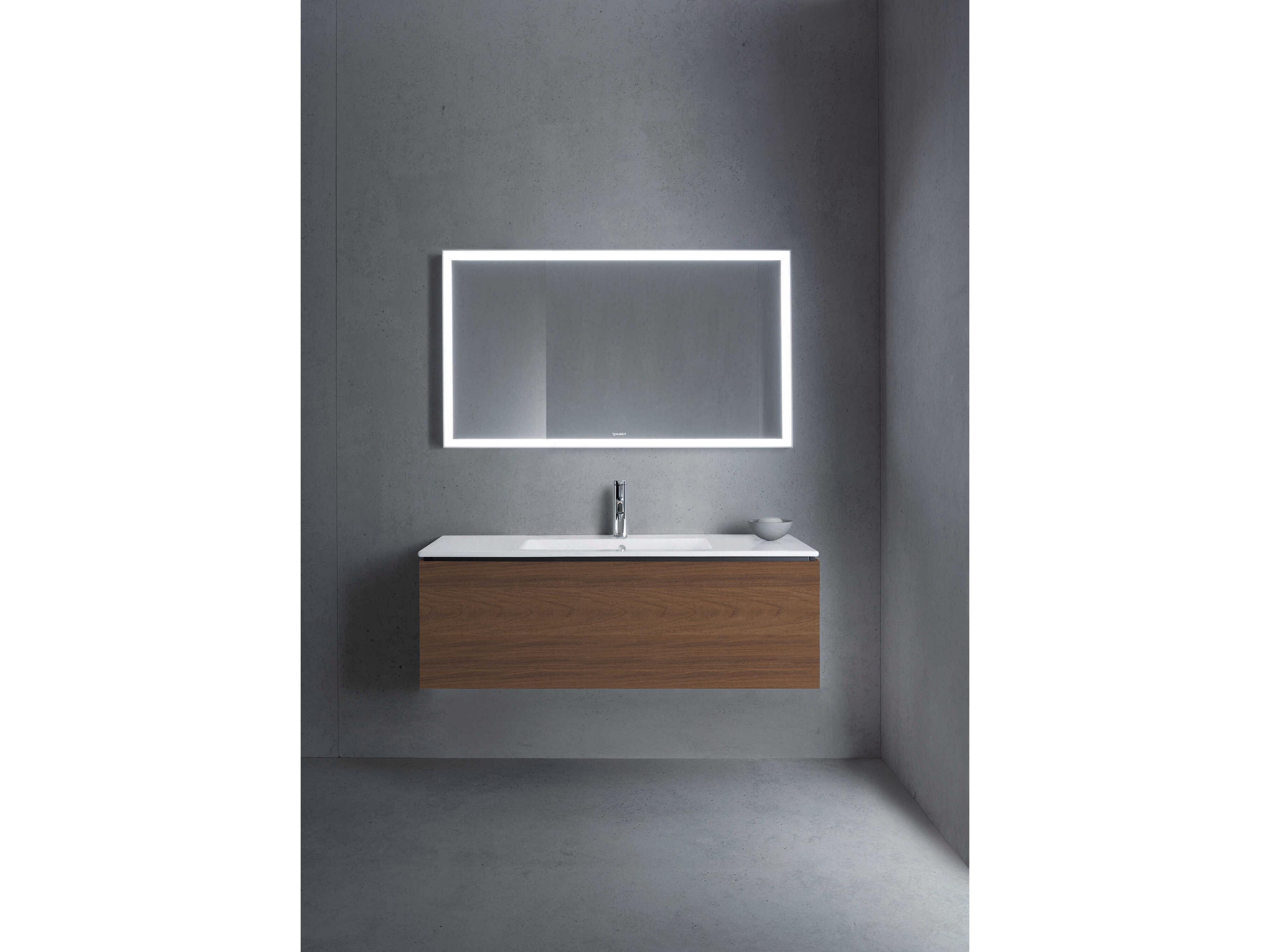 Duravit L-cube 48'' Walnut (Dark) Matt Wall-Mounted Vanity Unit