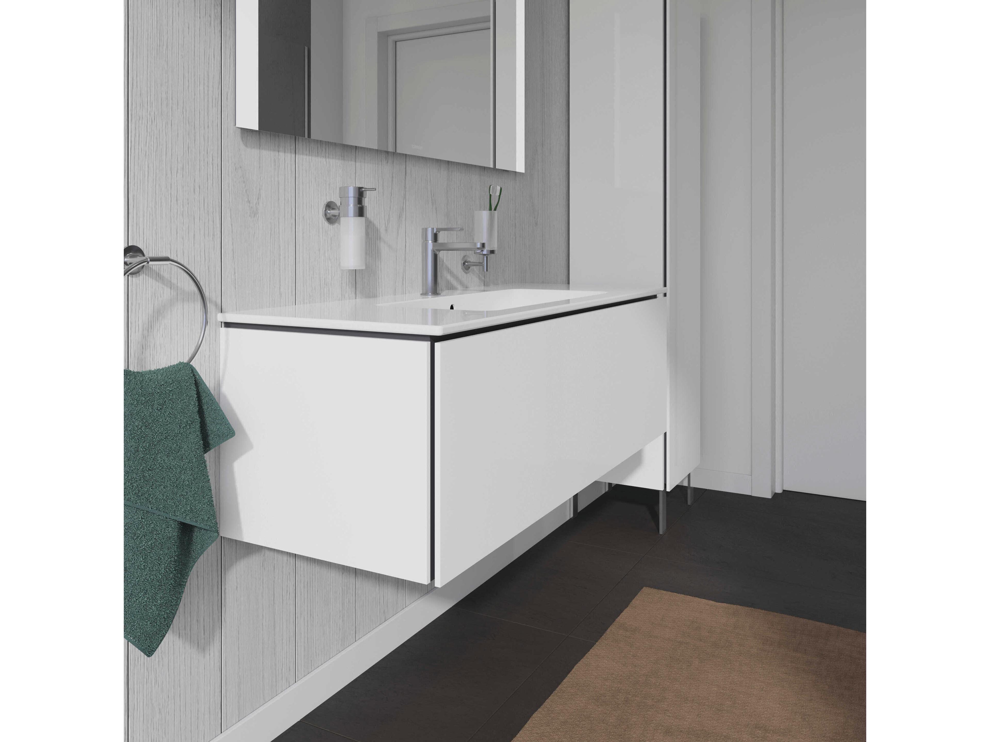 Duravit L-cube 48'' White High Gloss Wall-Mounted Vanity Unit