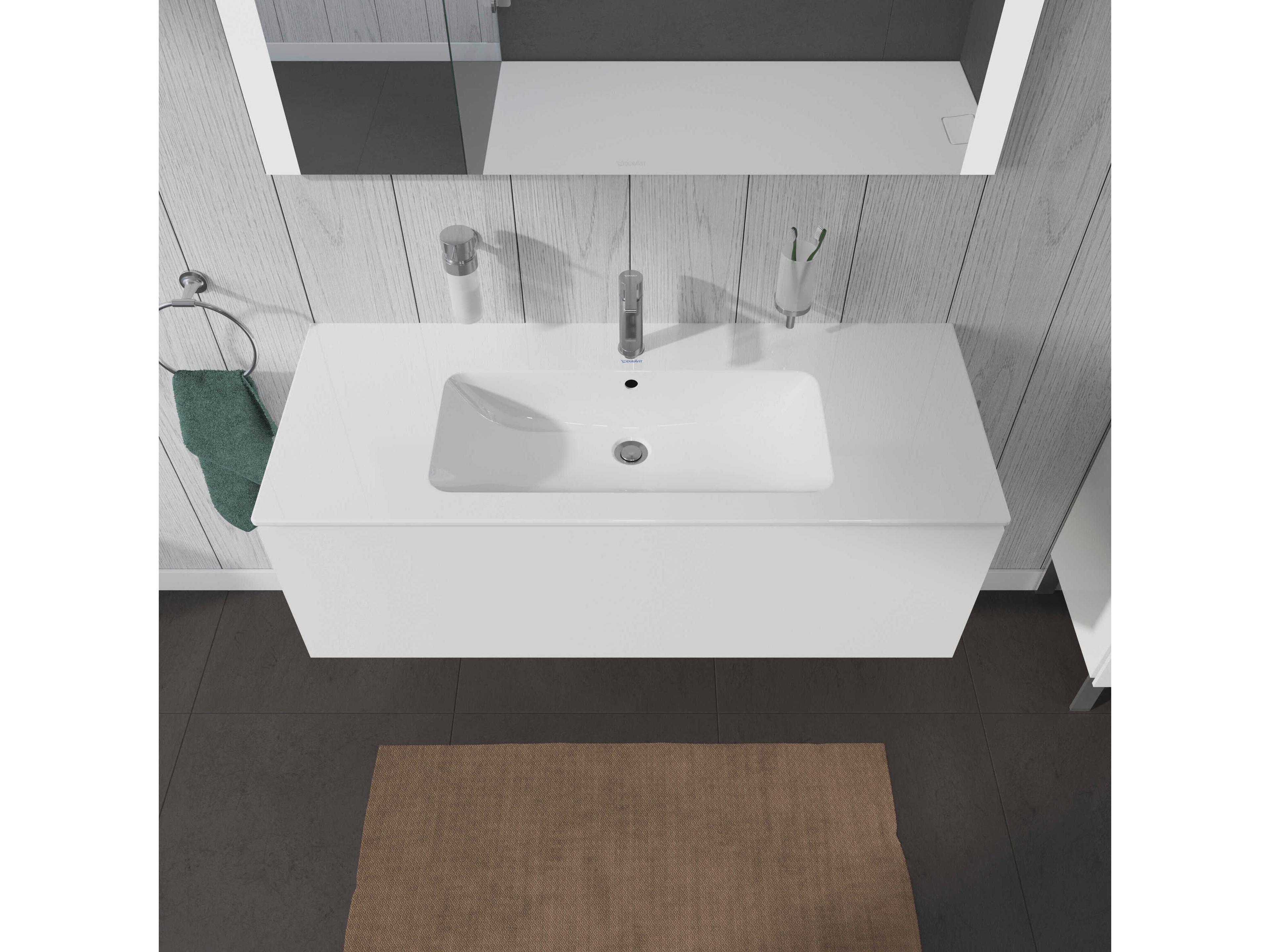 Duravit L-cube 48'' White High Gloss Wall-Mounted Vanity Unit