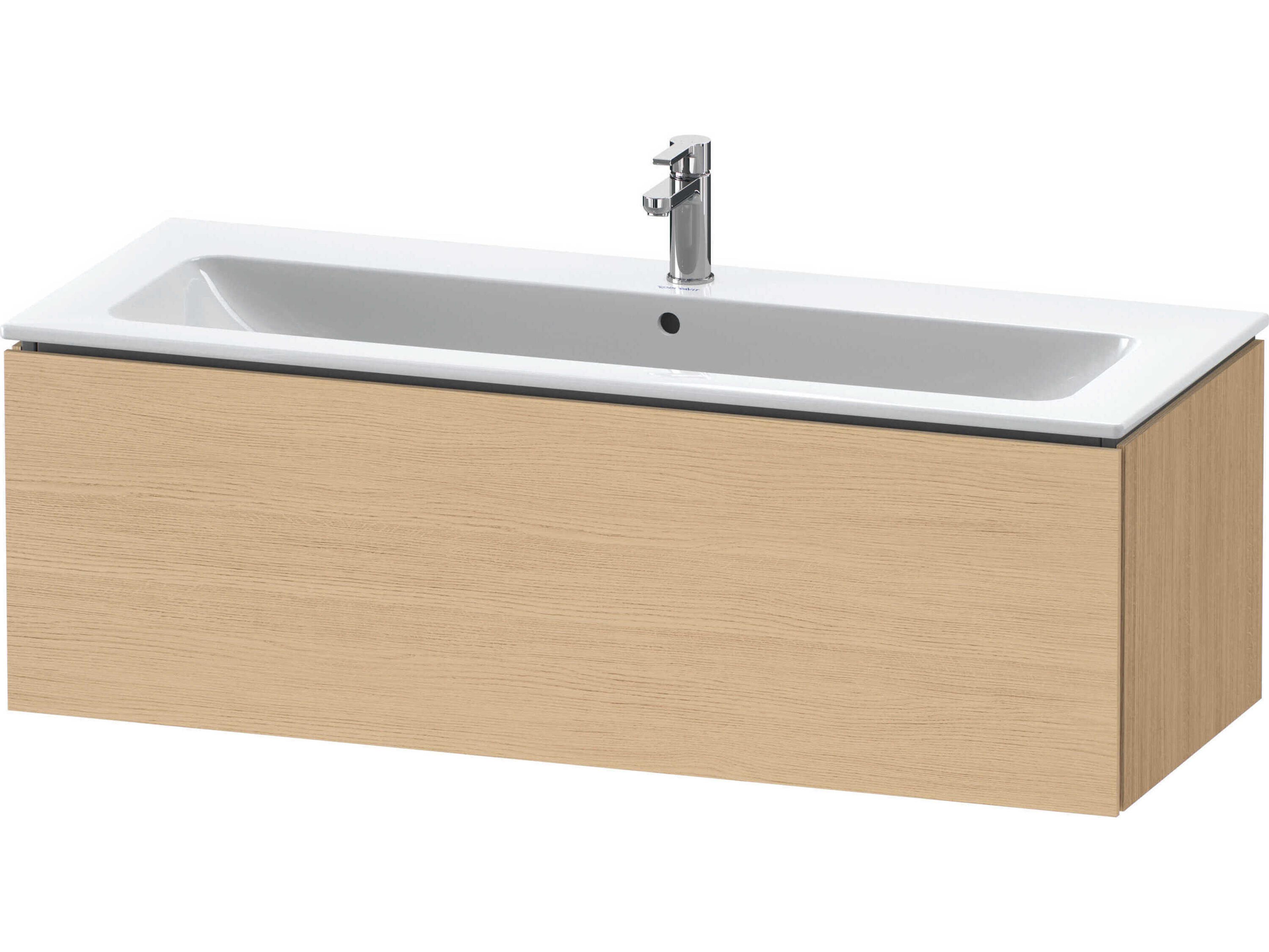 Duravit L-cube 48'' Natural Oak Matt Wall-Mounted Vanity Unit
