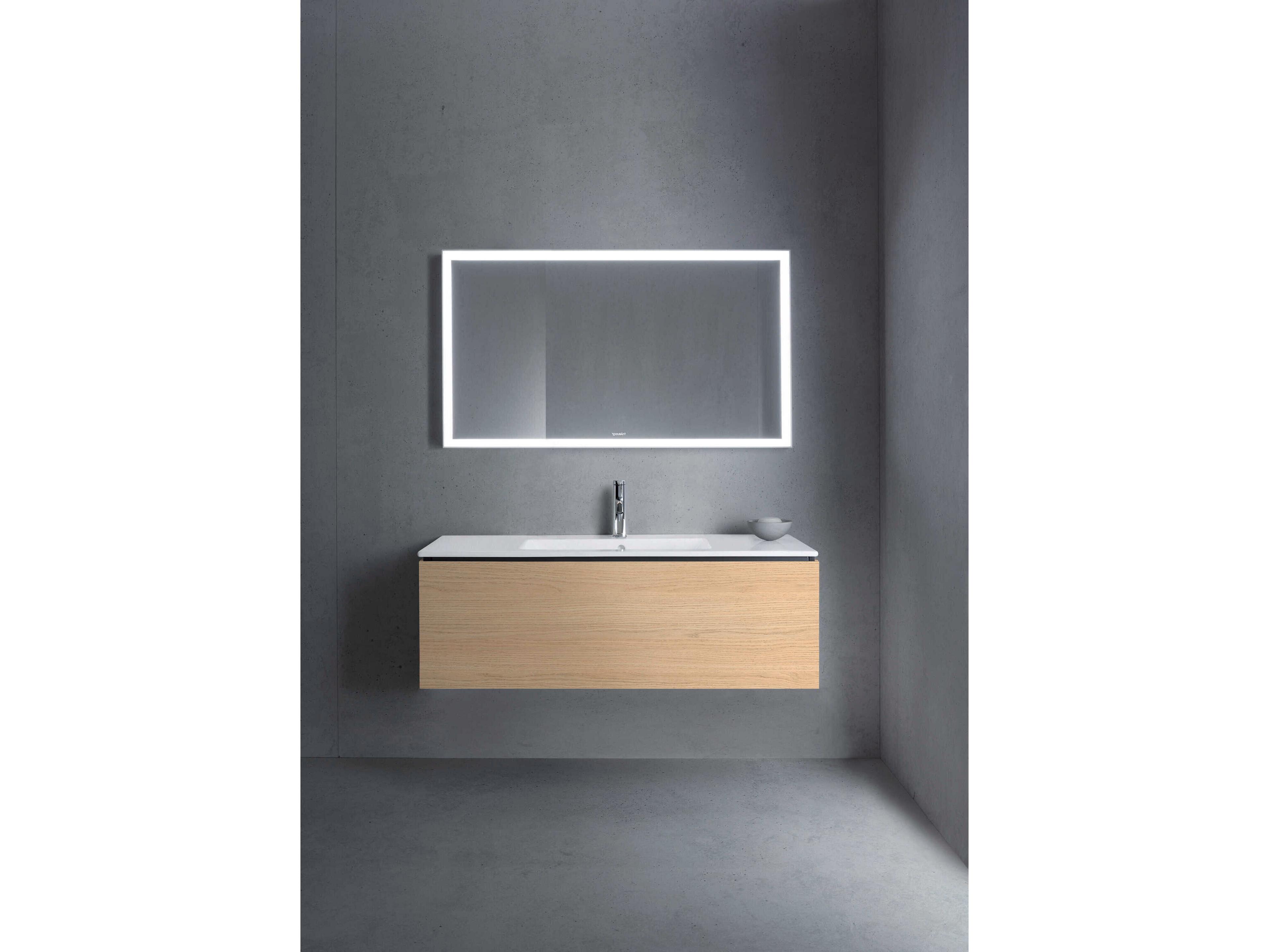 Duravit L-cube 48'' Natural Oak Matt Wall-Mounted Vanity Unit